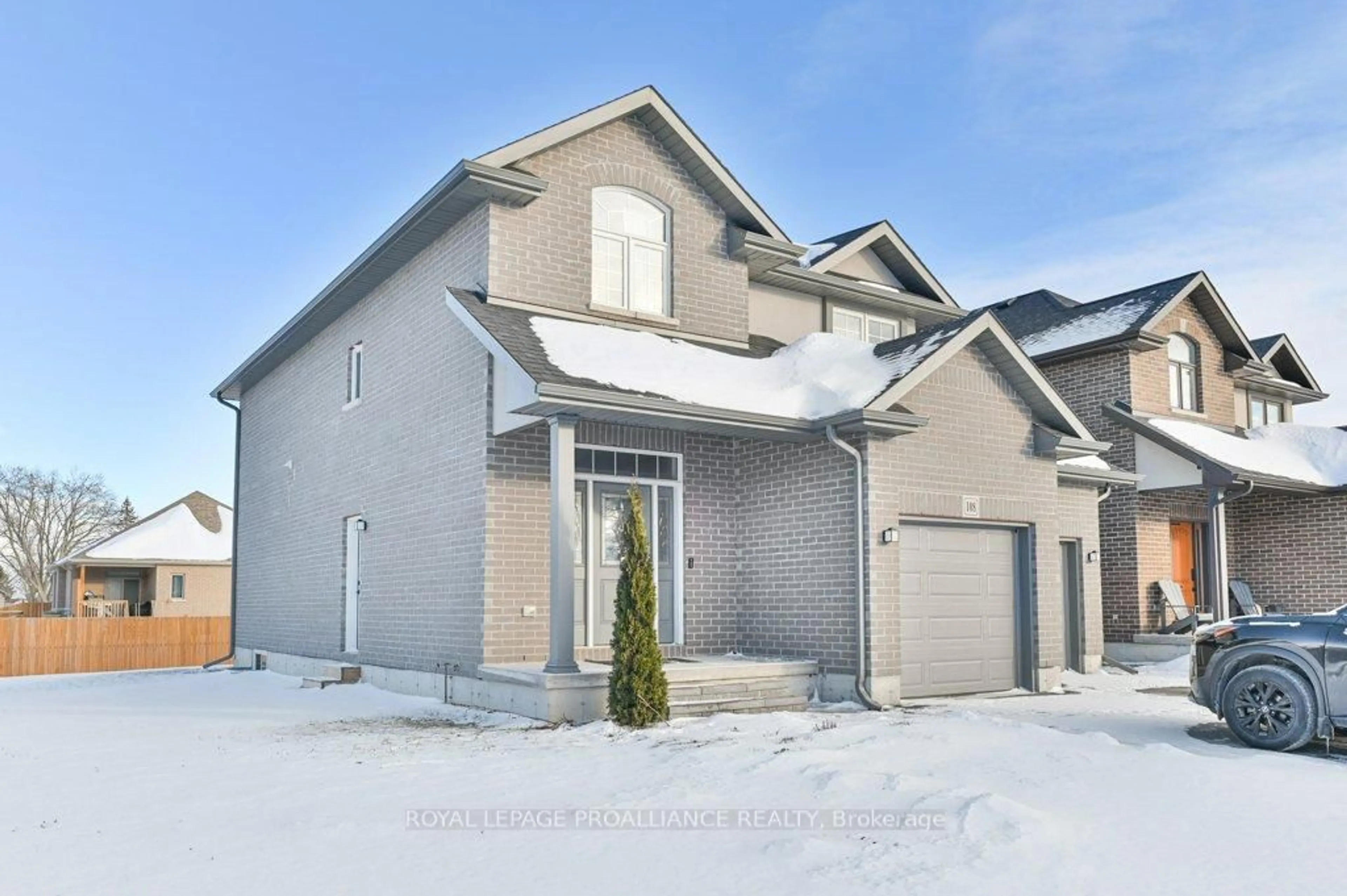 Home with brick exterior material, street for 108 Ledgerock Crt, Quinte West Ontario K8R 0A1