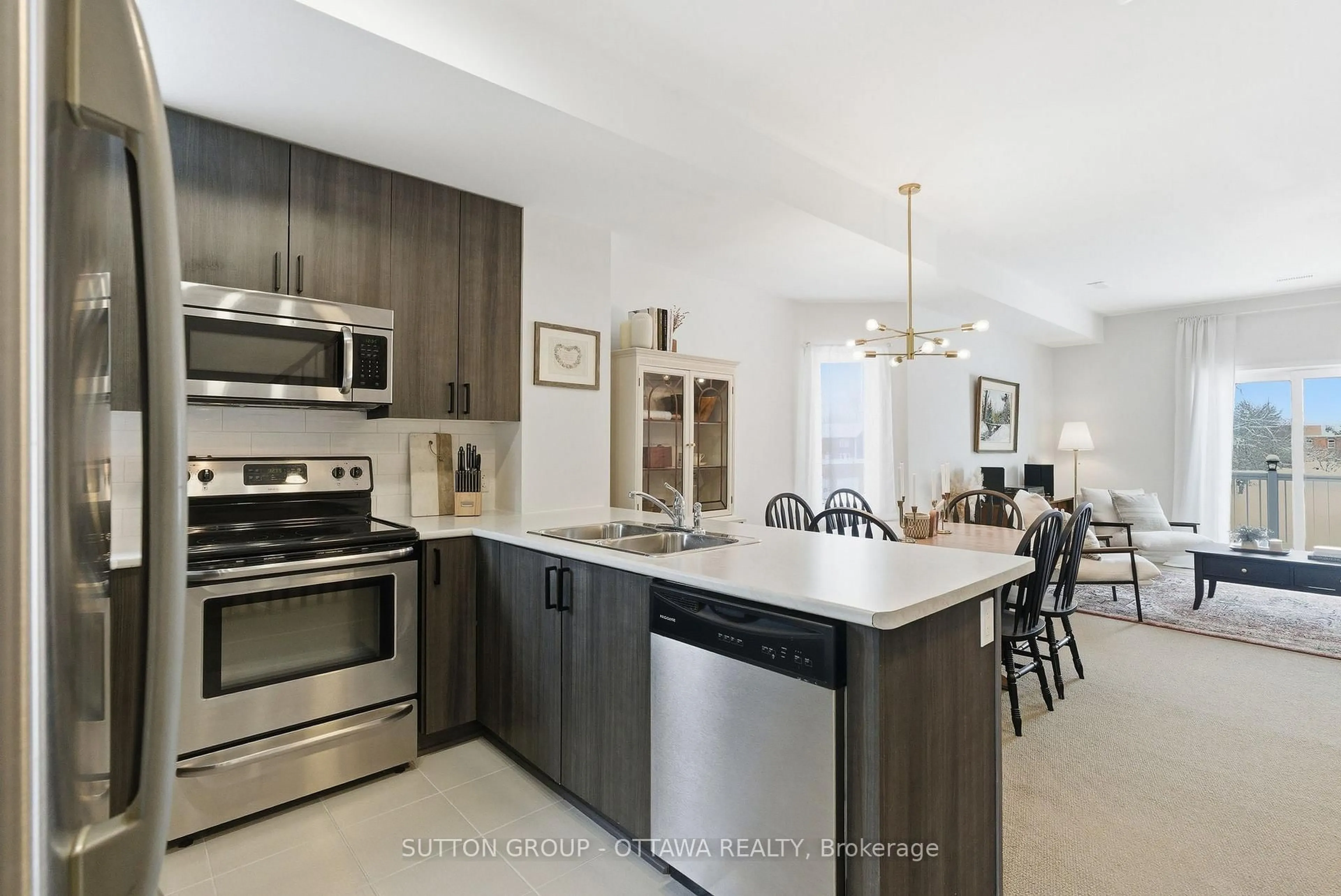 Open concept kitchen, ceramic/tile floor for 249 Fir Lane, North Grenville Ontario K0G 1J0