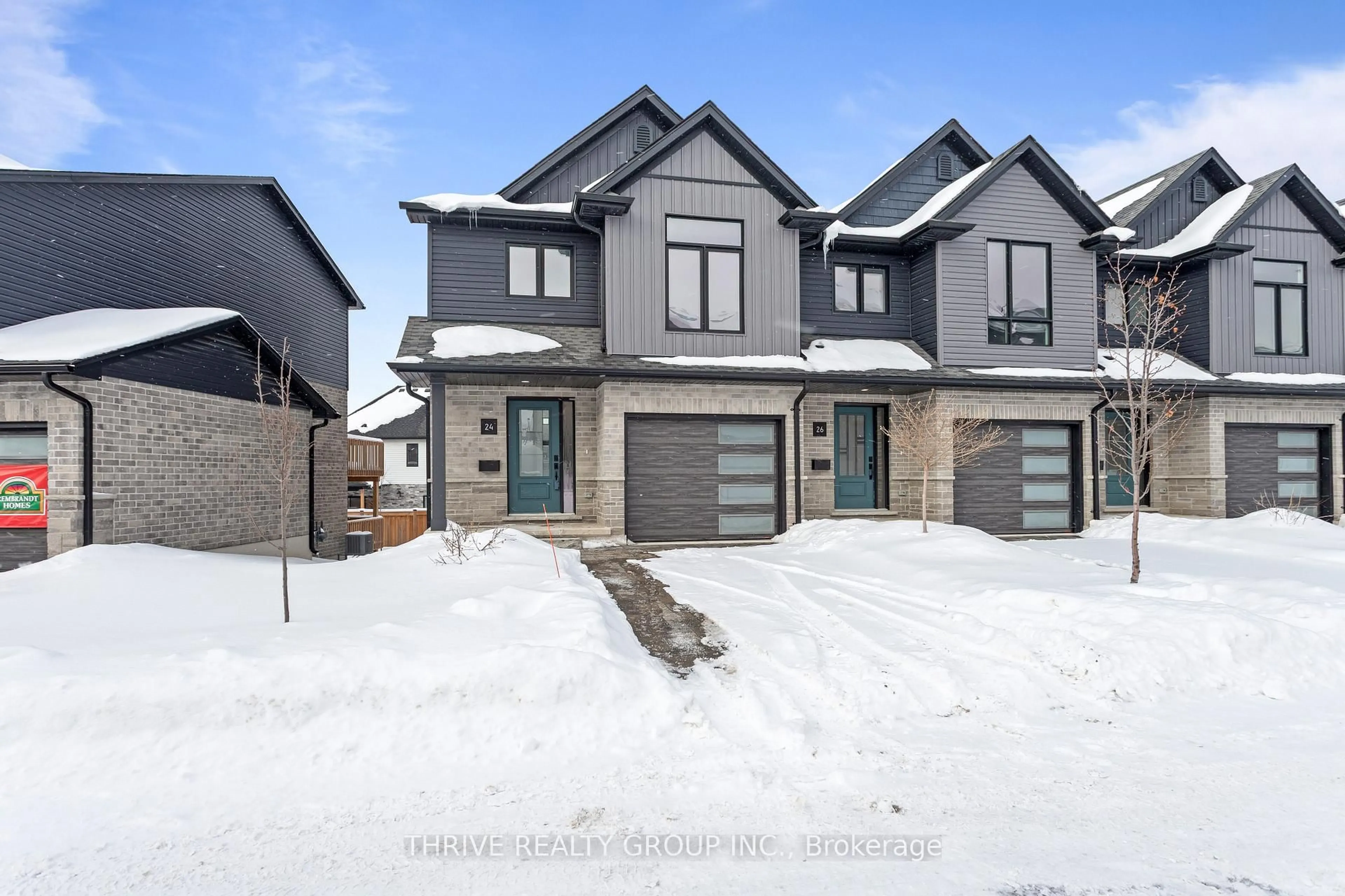 Home with brick exterior material, street for 2261 Linkway Blvd #24, London South Ontario N6K 0L4