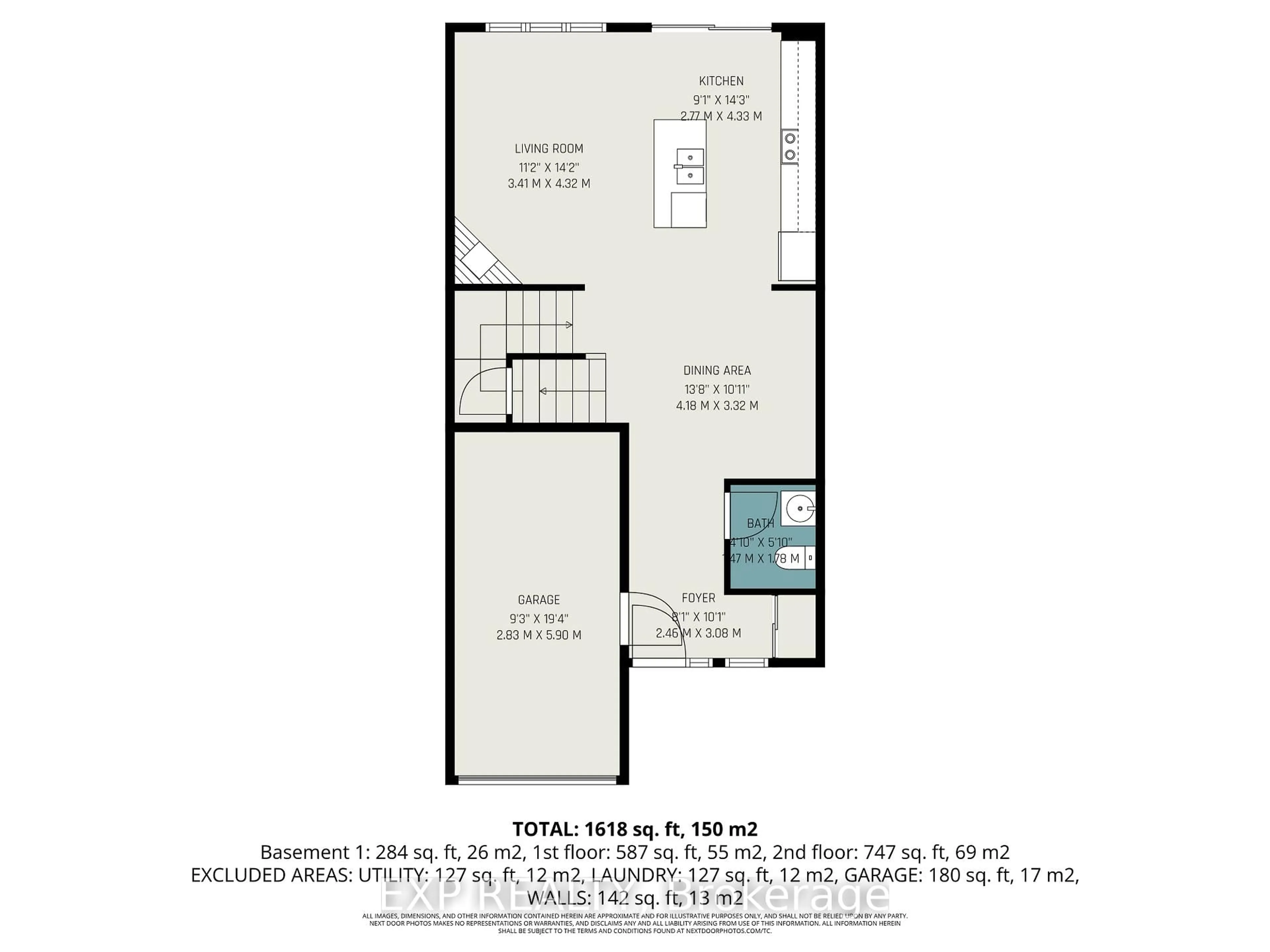 Floor plan for 2142 Winsome Terr, Ottawa Ontario K4A 0K6