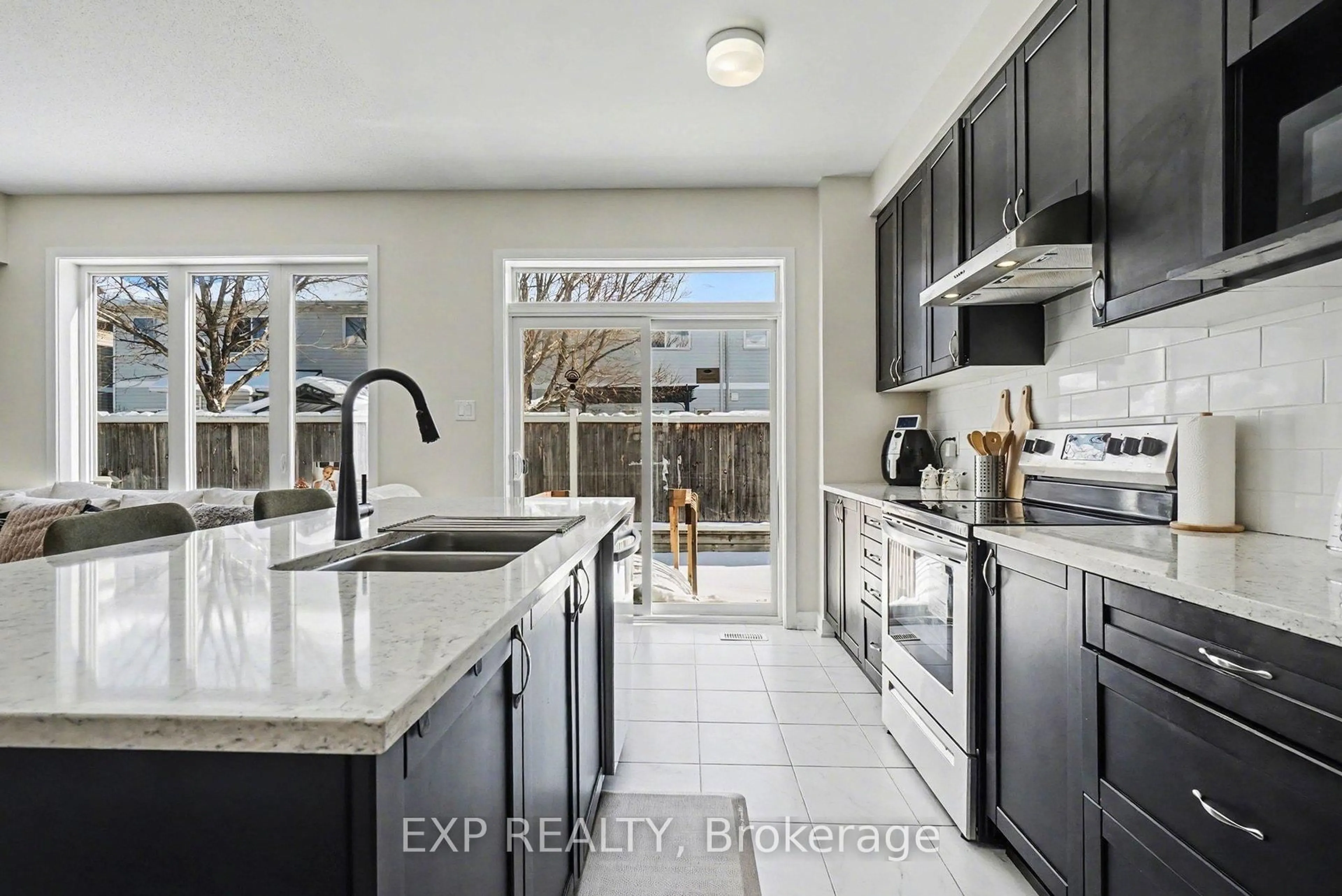 Open concept kitchen, ceramic/tile floor for 2142 Winsome Terr, Ottawa Ontario K4A 0K6