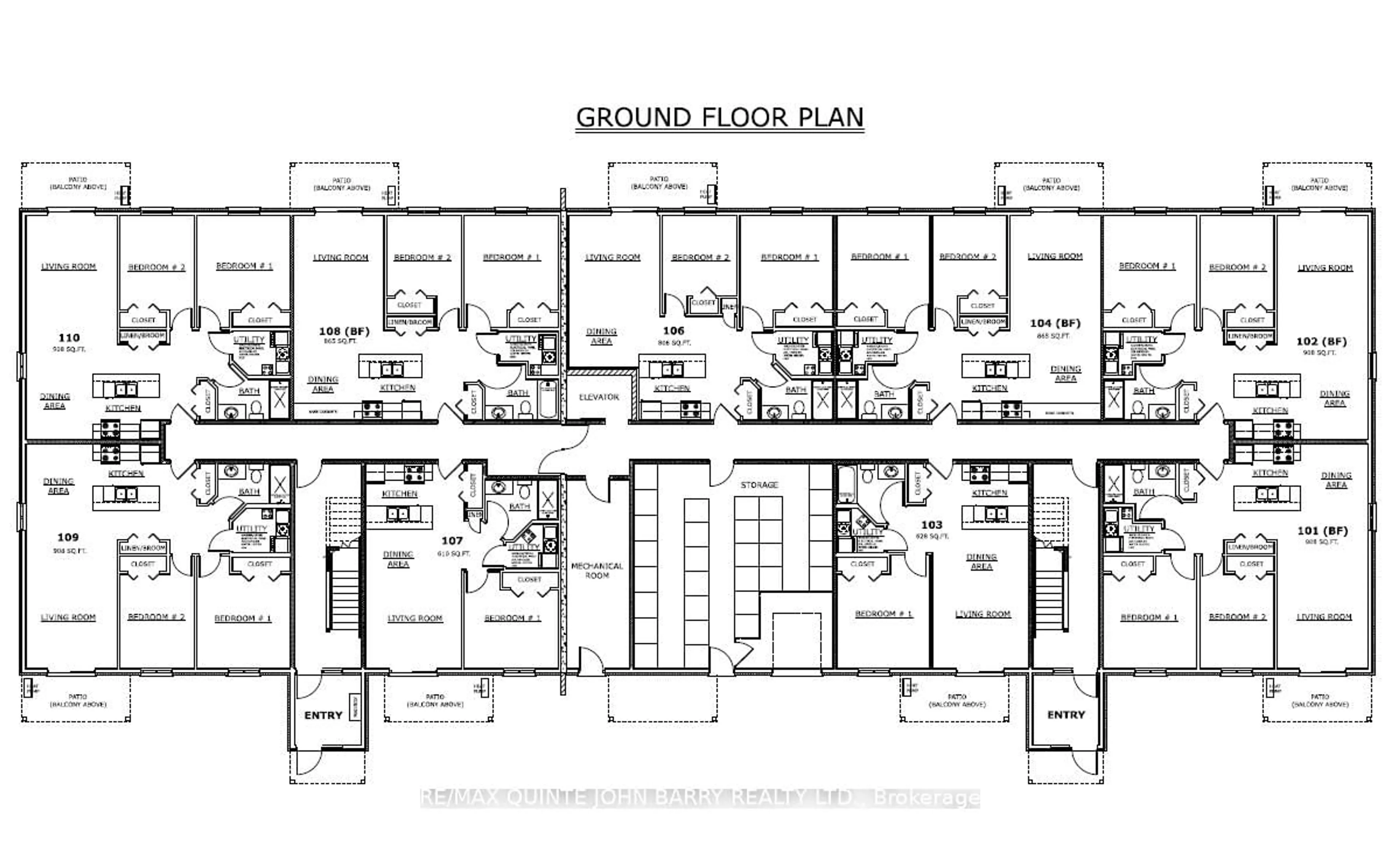 Floor plan for 107-10 Hillside Meadow Dr, Quinte West Ontario K8V 0J7