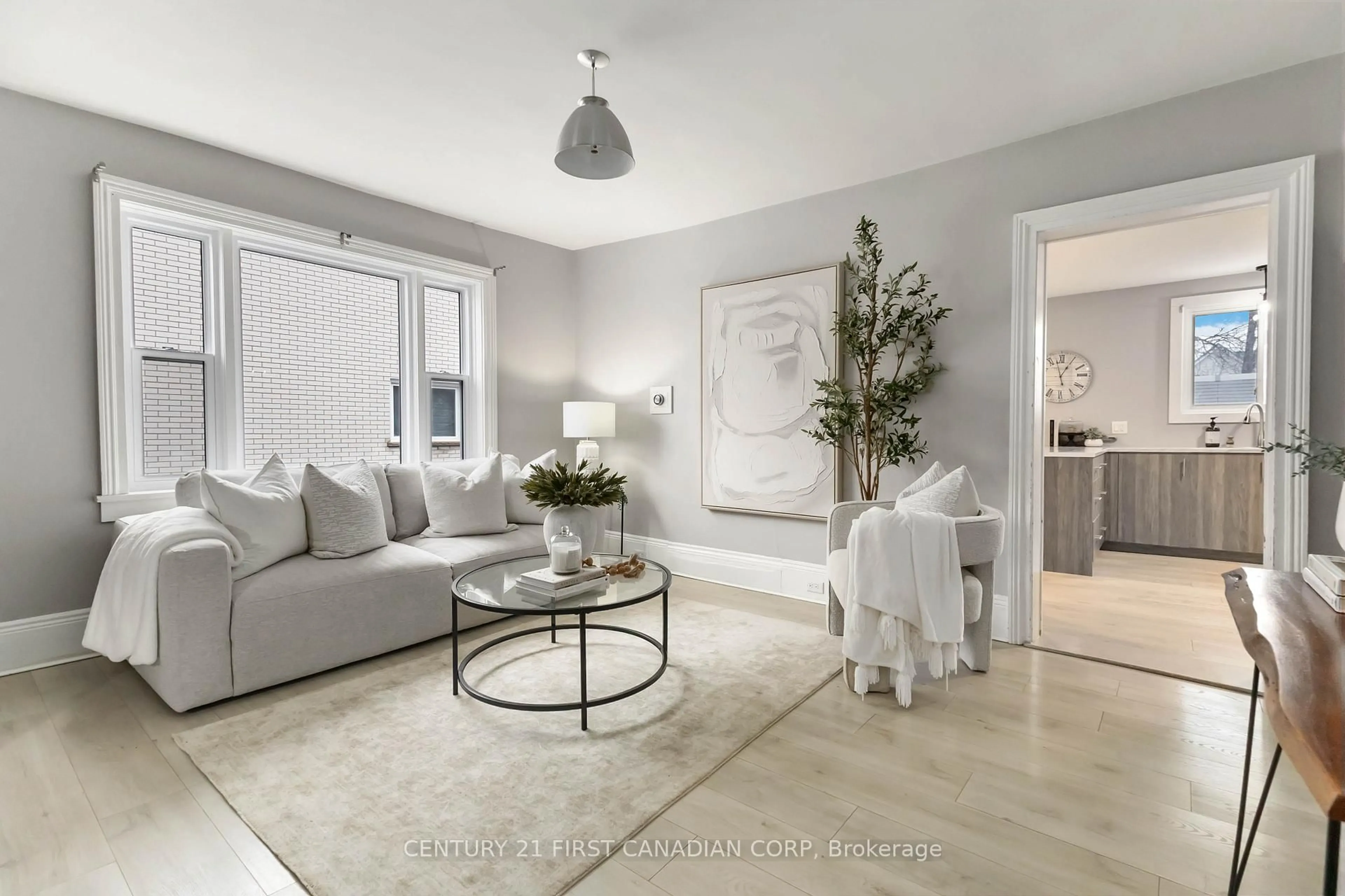 Living room with furniture, unknown for 23 Mitchell St, St. Thomas Ontario N5R 2T6