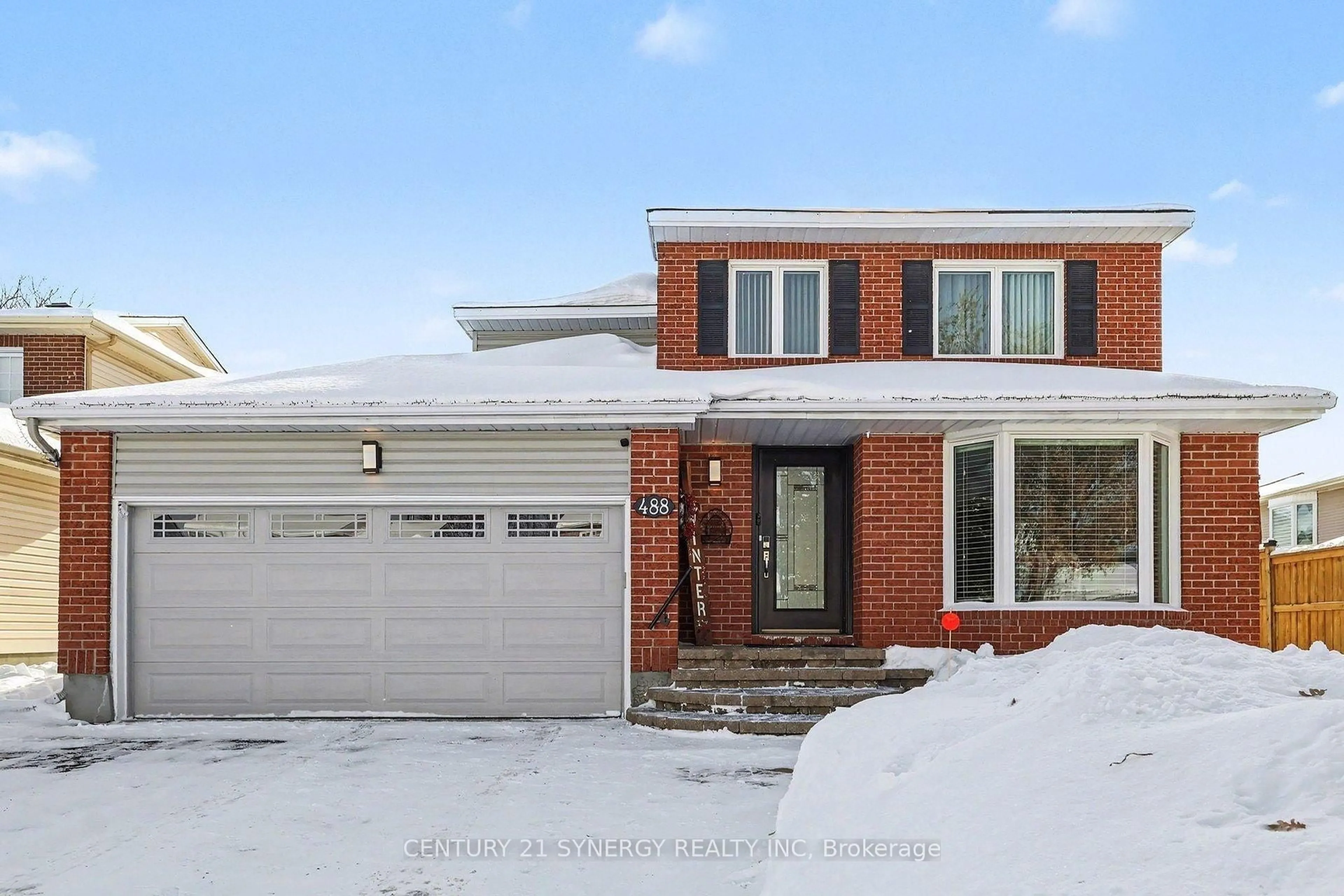 Home with brick exterior material, street for 488 Harrowsmith Way, Orleans Ontario K4A 2Y9