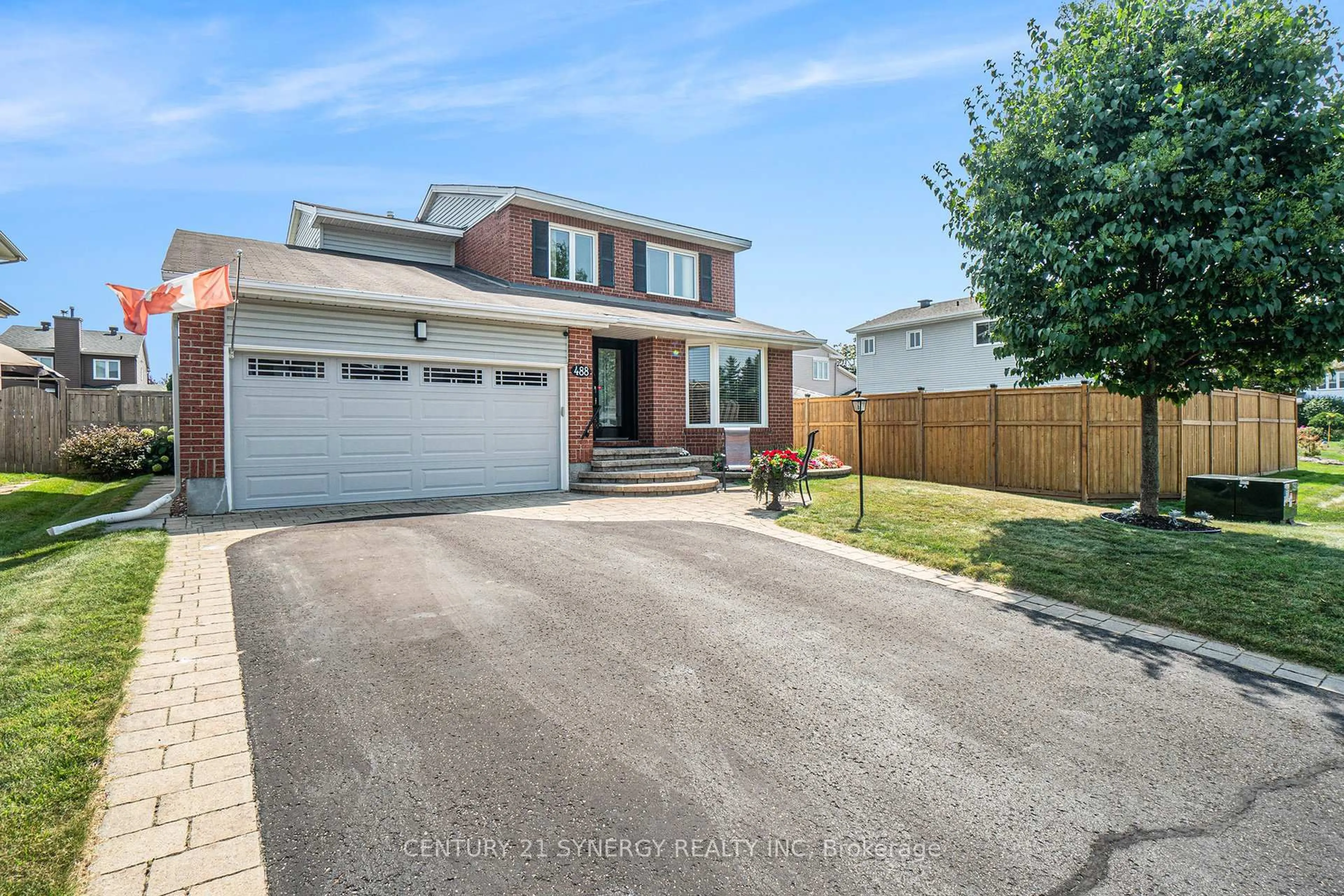 A pic from outside/outdoor area/front of a property/back of a property/a pic from drone, street for 488 Harrowsmith Way, Orleans Ontario K4A 2Y9