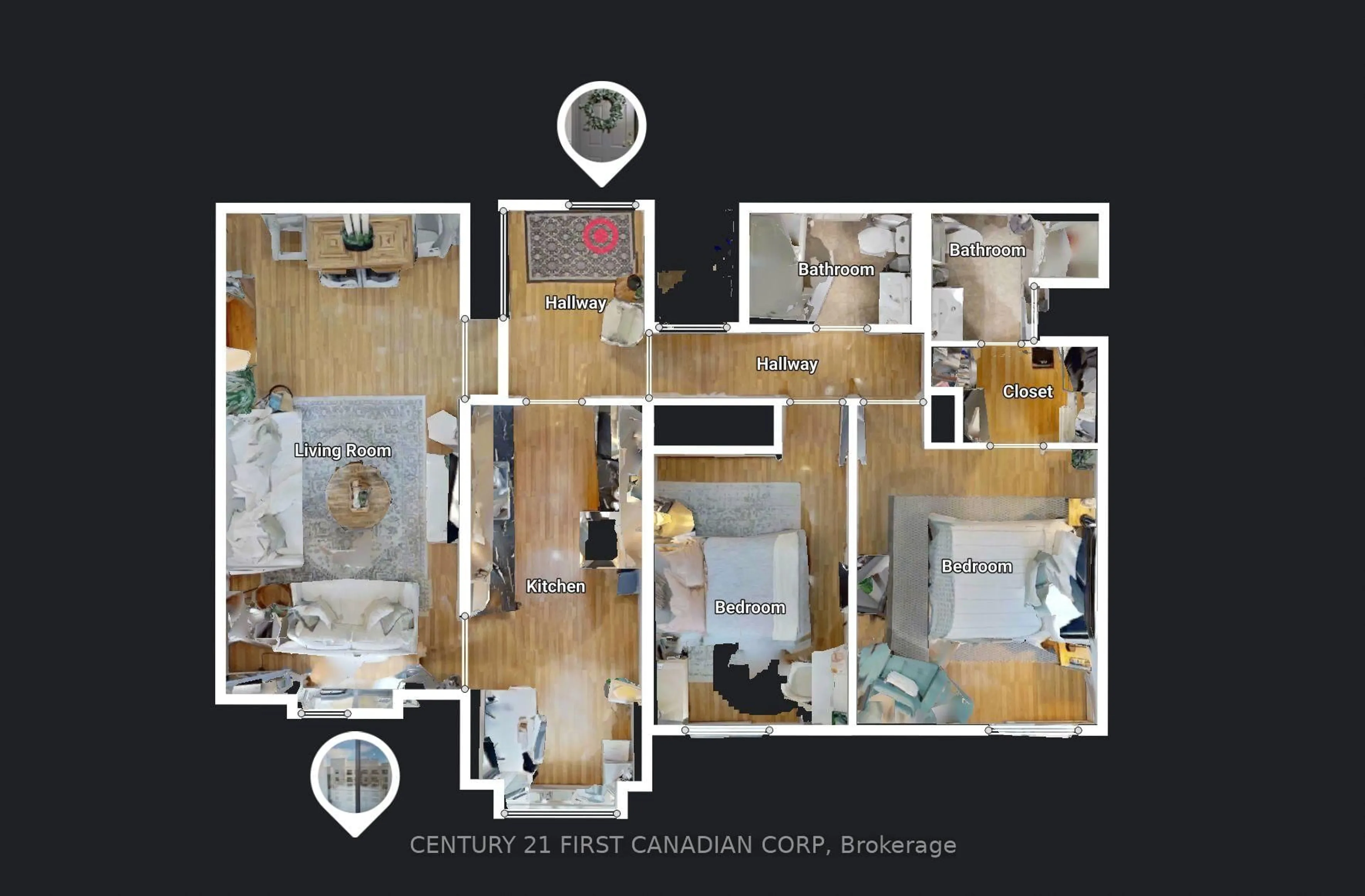 Floor plan for 95 Base Line Rd #1003, London South Ontario N6J 4X3