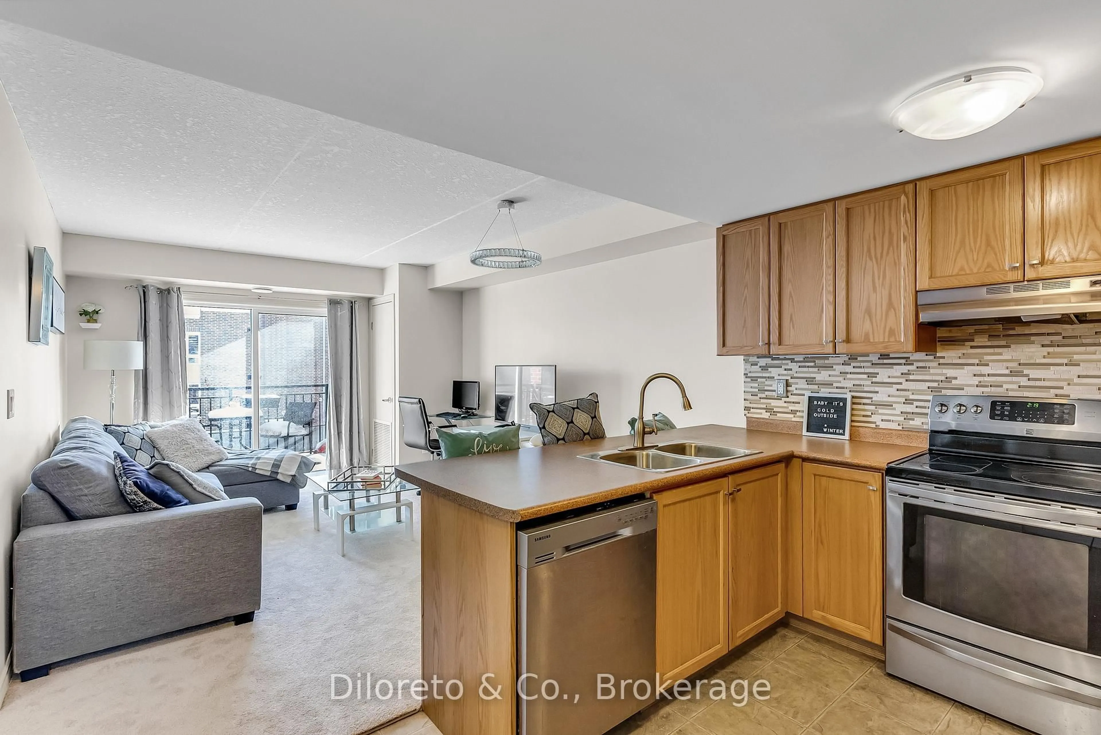 Open concept kitchen, unknown for 39 Goodwin Dr #309, Guelph Ontario N1L 0E5