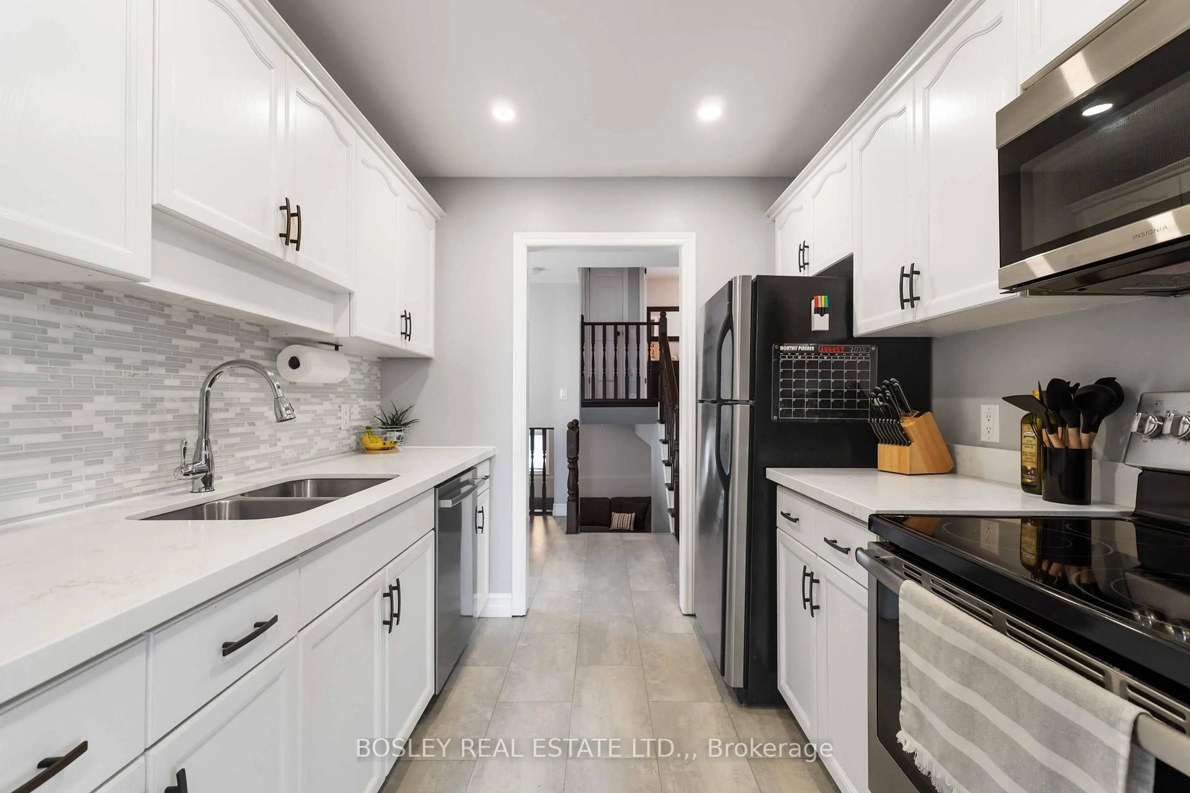 Contemporary kitchen, ceramic/tile floor for 7733 Alpine Dr, Niagara Falls Ontario L2H 3B6