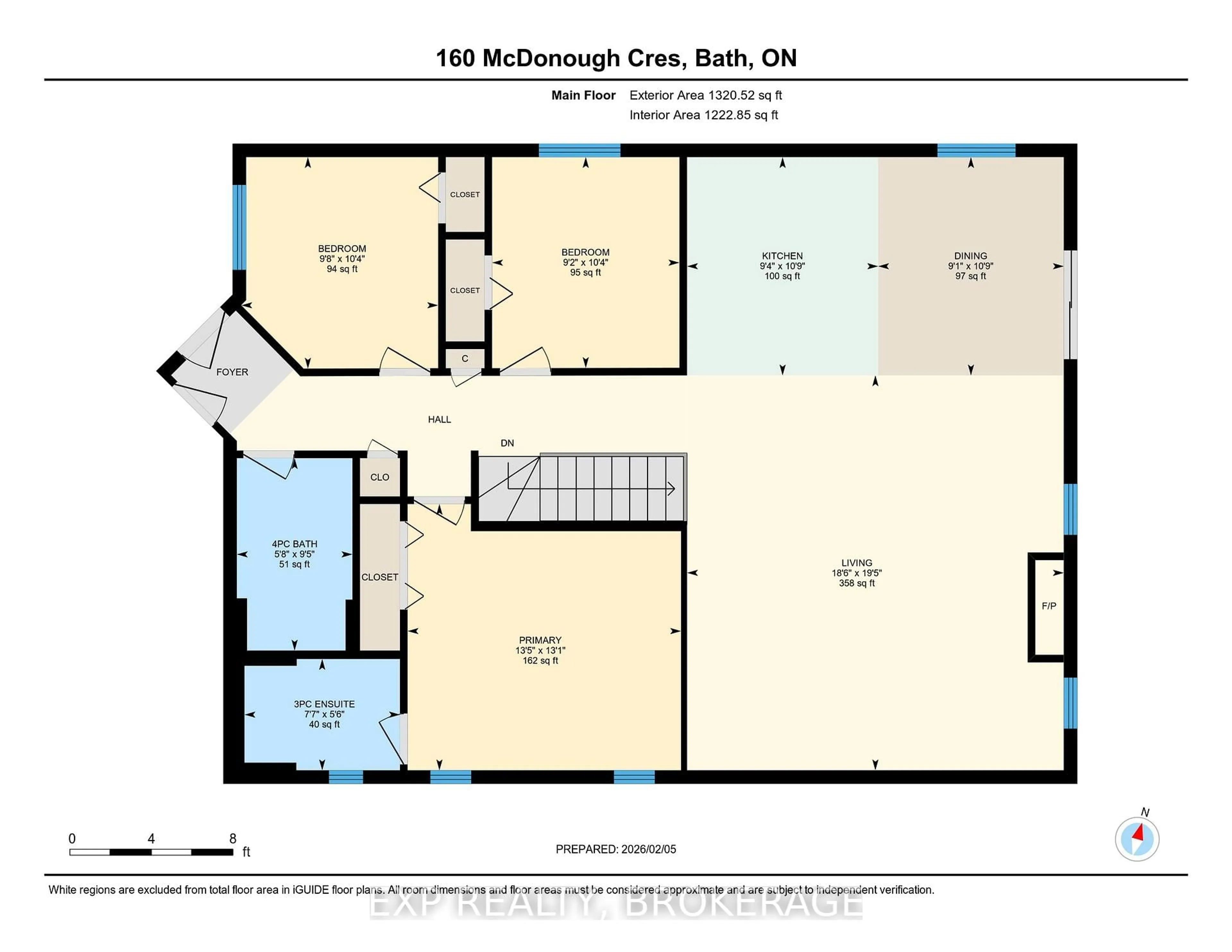Floor plan for 160 MCDONOUGH Cres, Loyalist Ontario K7N 0B3