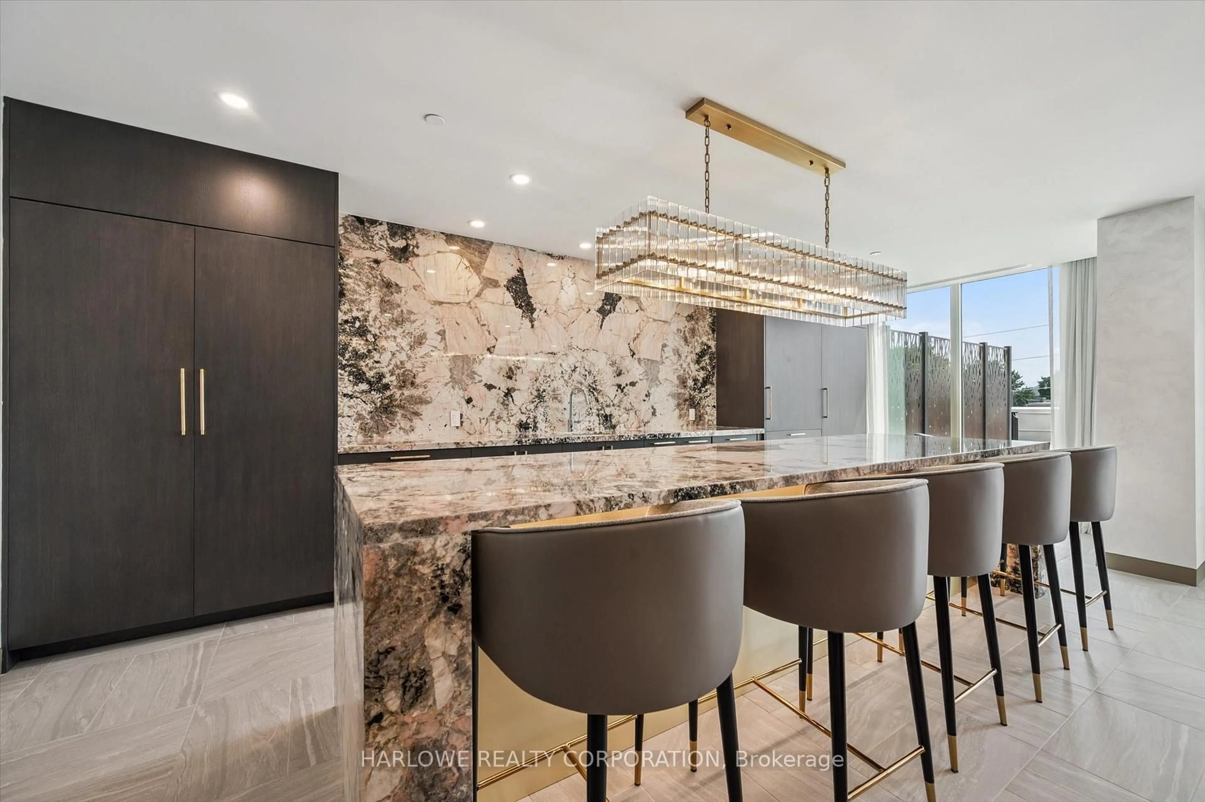 Contemporary kitchen, ceramic/tile floor for 93 Arthur St #712, Guelph Ontario N1E 0S6