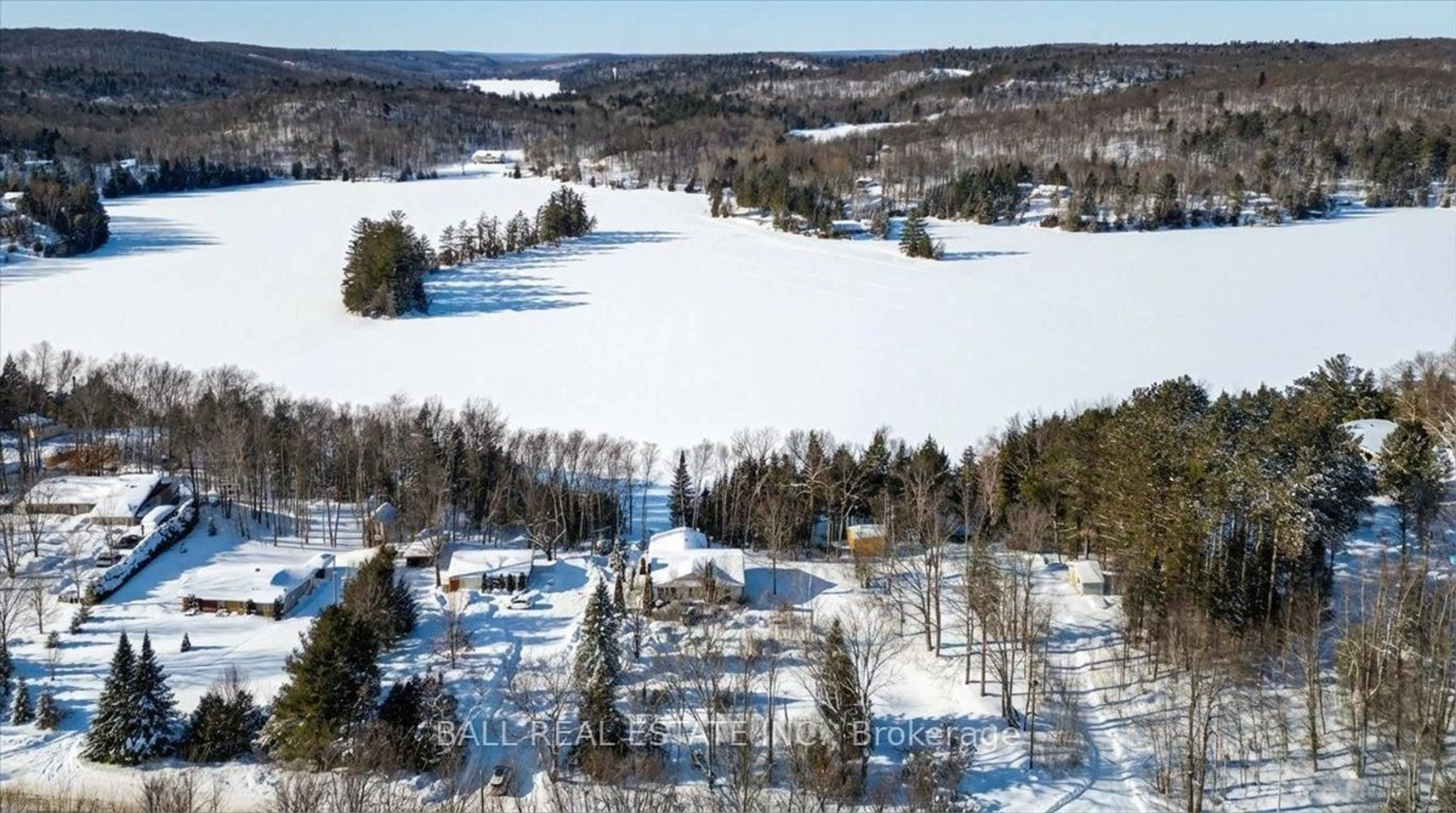 A pic from outside/outdoor area/front of a property/back of a property/a pic from drone, water/lake/river/ocean view for 468 Monck Rd, Bancroft Ontario K0L 1C0