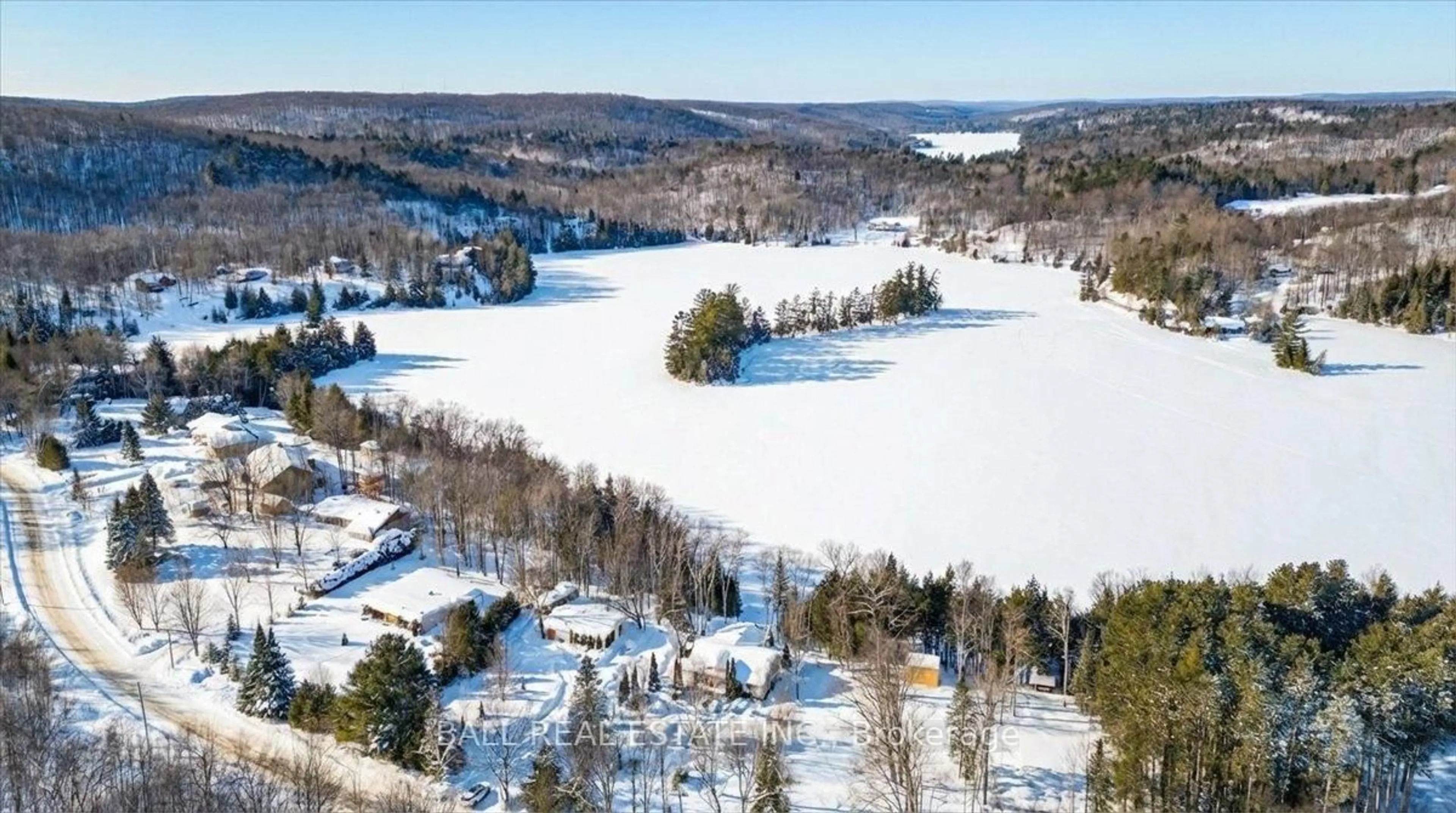 A pic from outside/outdoor area/front of a property/back of a property/a pic from drone, water/lake/river/ocean view for 468 Monck Rd, Bancroft Ontario K0L 1C0