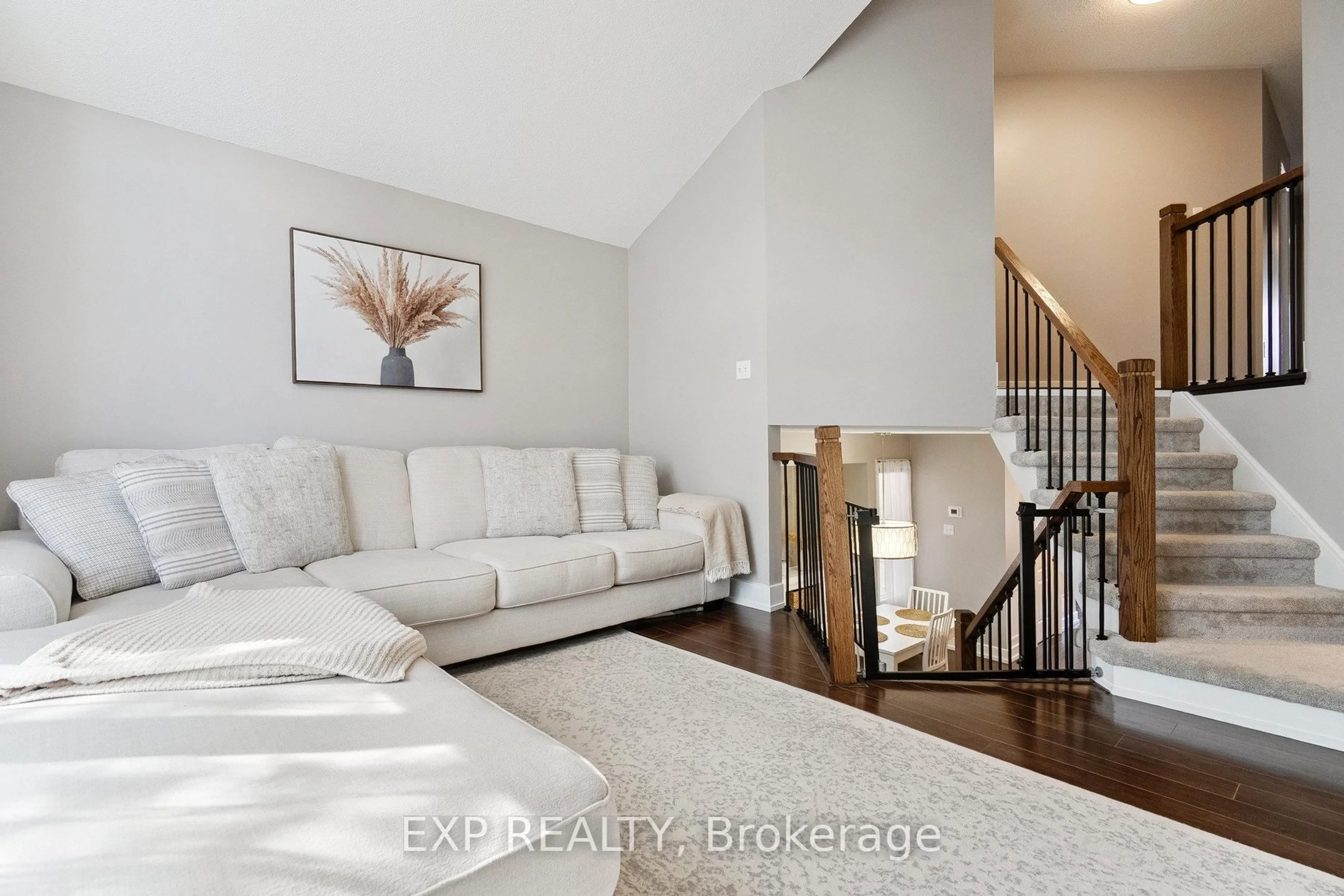 Living room with furniture, unknown for 132 Harnesworth Cres, Hamilton Ontario L0R 2H6