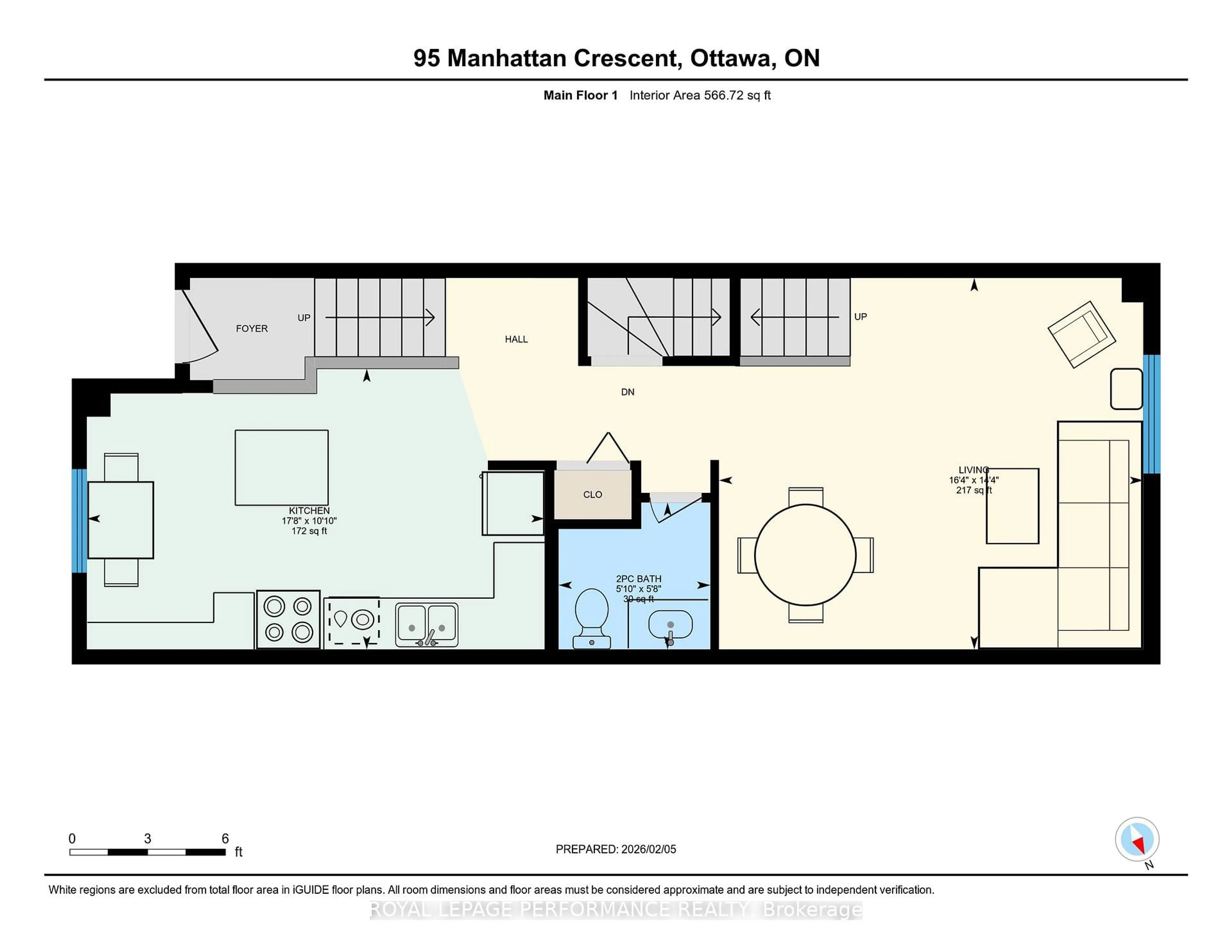 Floor plan for 95 Manhattan Cres, Ottawa Ontario K2C 4B7