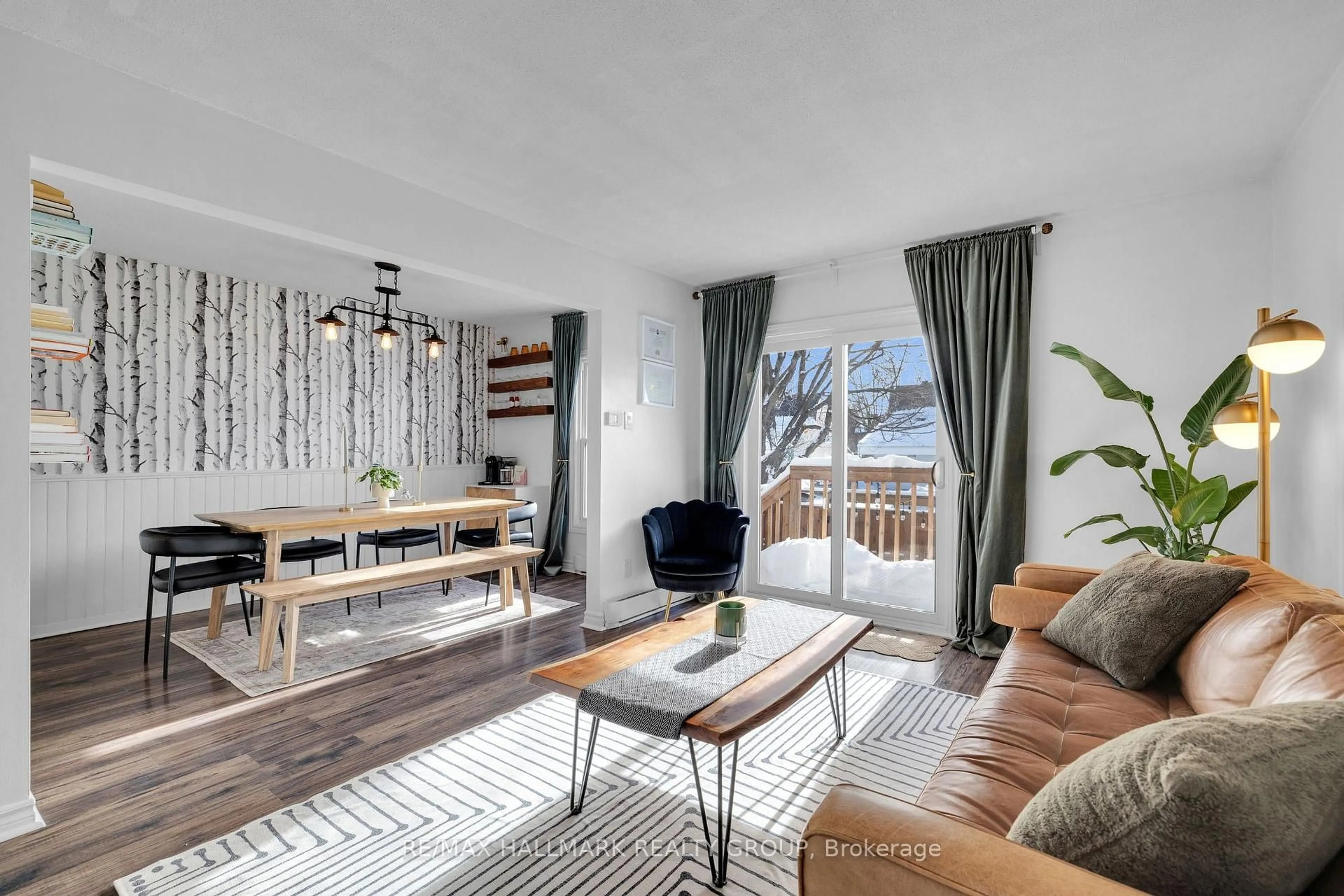 Living room with furniture, unknown for 3445 Uplands Dr #129, Ottawa Ontario K1V 9N5