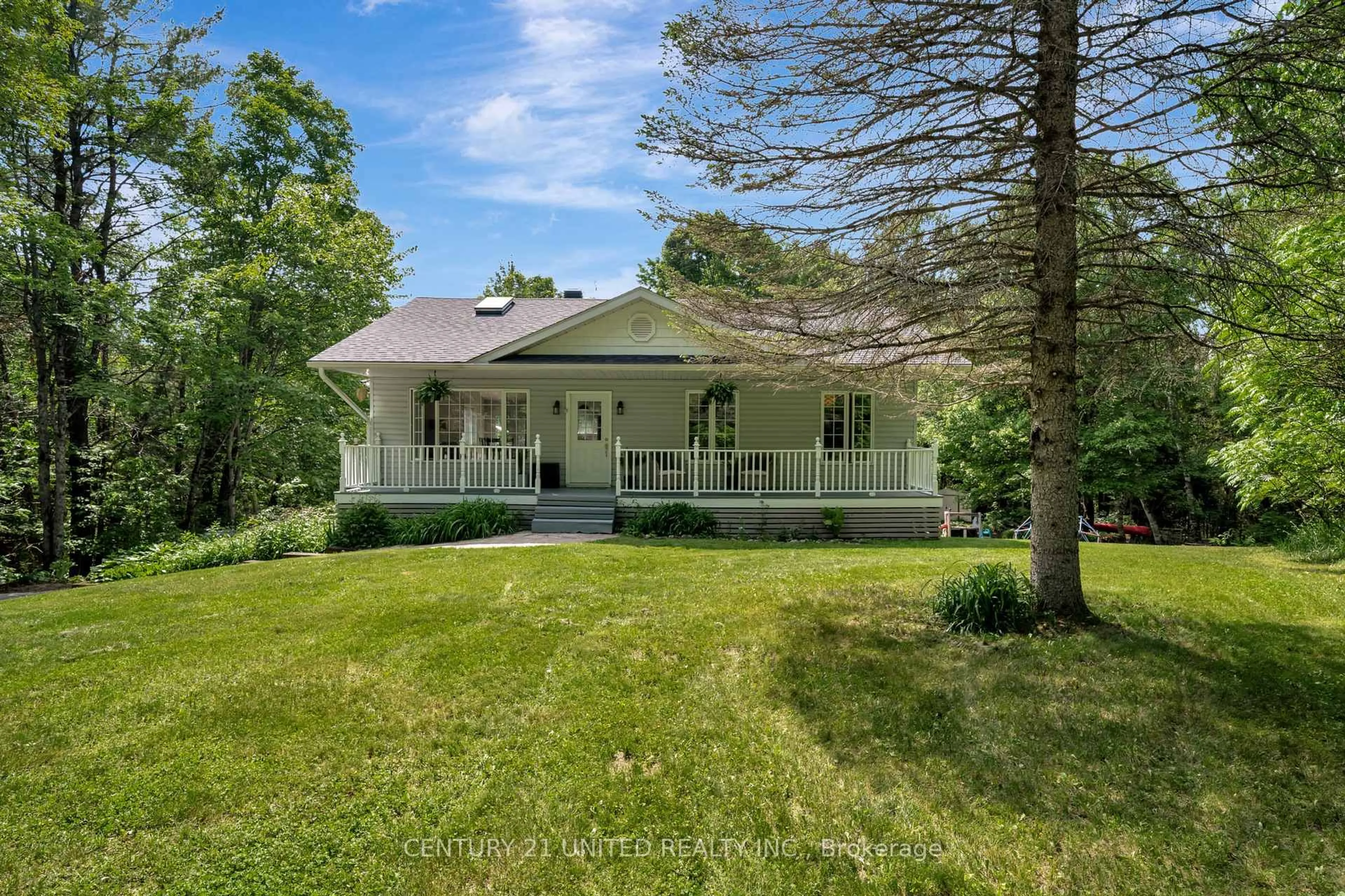 A pic from outside/outdoor area/front of a property/back of a property/a pic from drone, unknown for 62 Mccauley's Rd, North Kawartha Ontario K0L 1A0