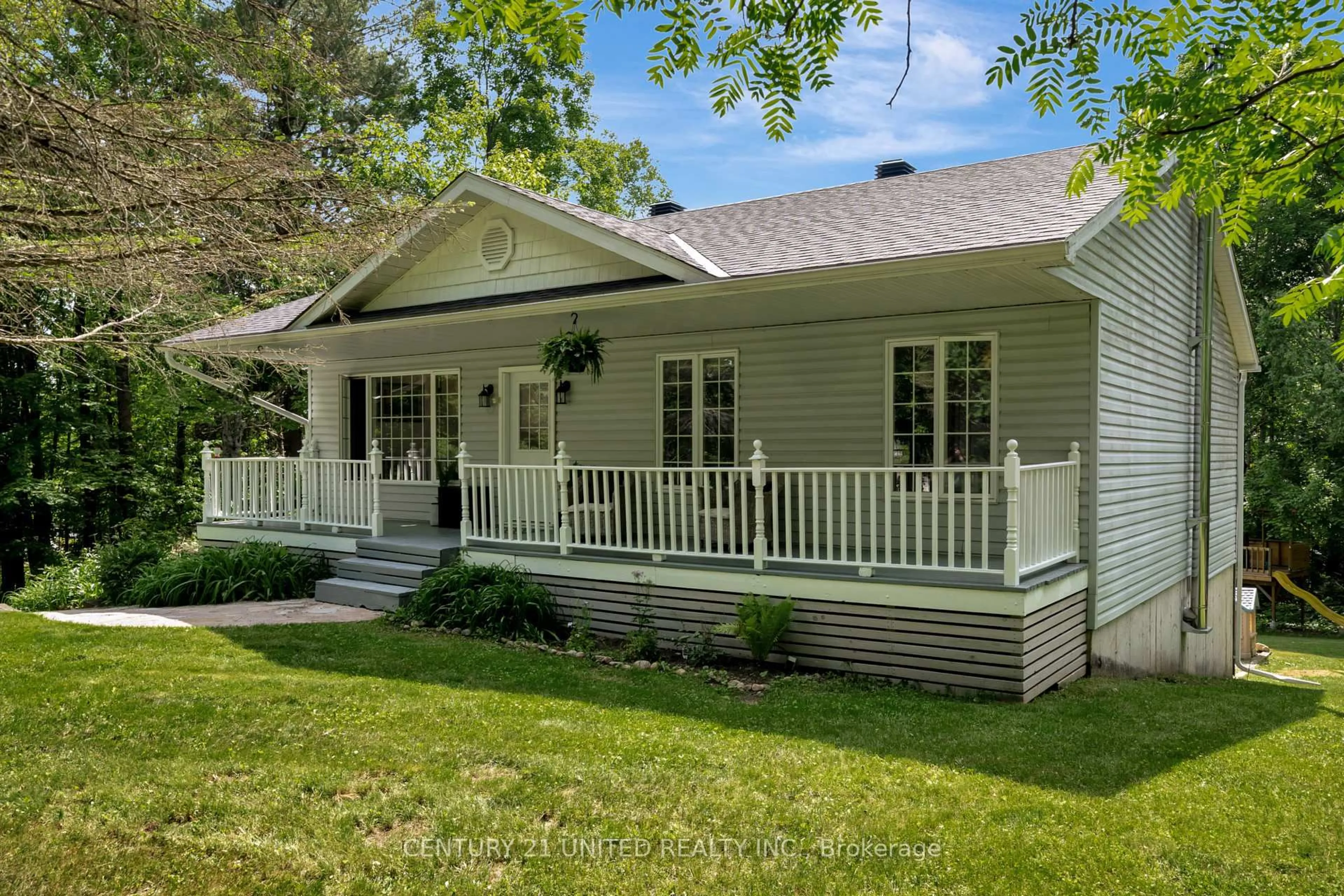 Home with vinyl exterior material, street for 62 Mccauley's Rd, North Kawartha Ontario K0L 1A0