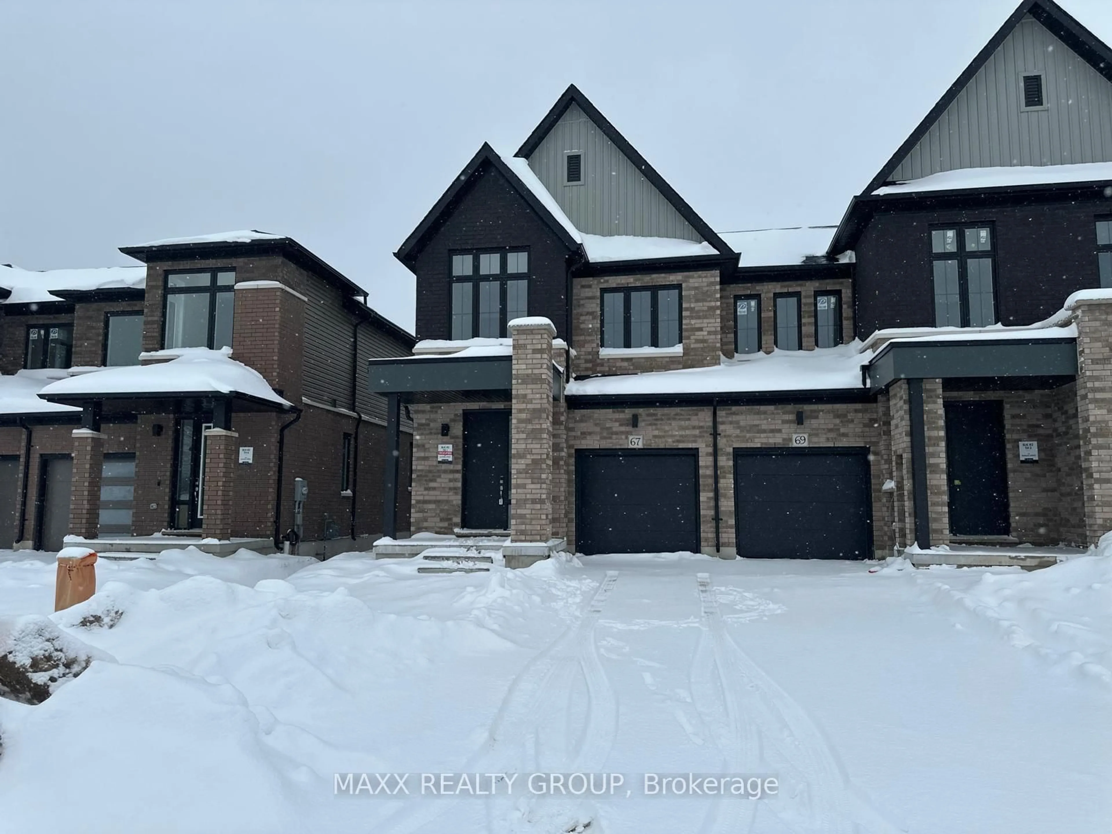 A pic from outside/outdoor area/front of a property/back of a property/a pic from drone, mountain view for 67 Manuel St, Stratford Ontario N5A 0M1