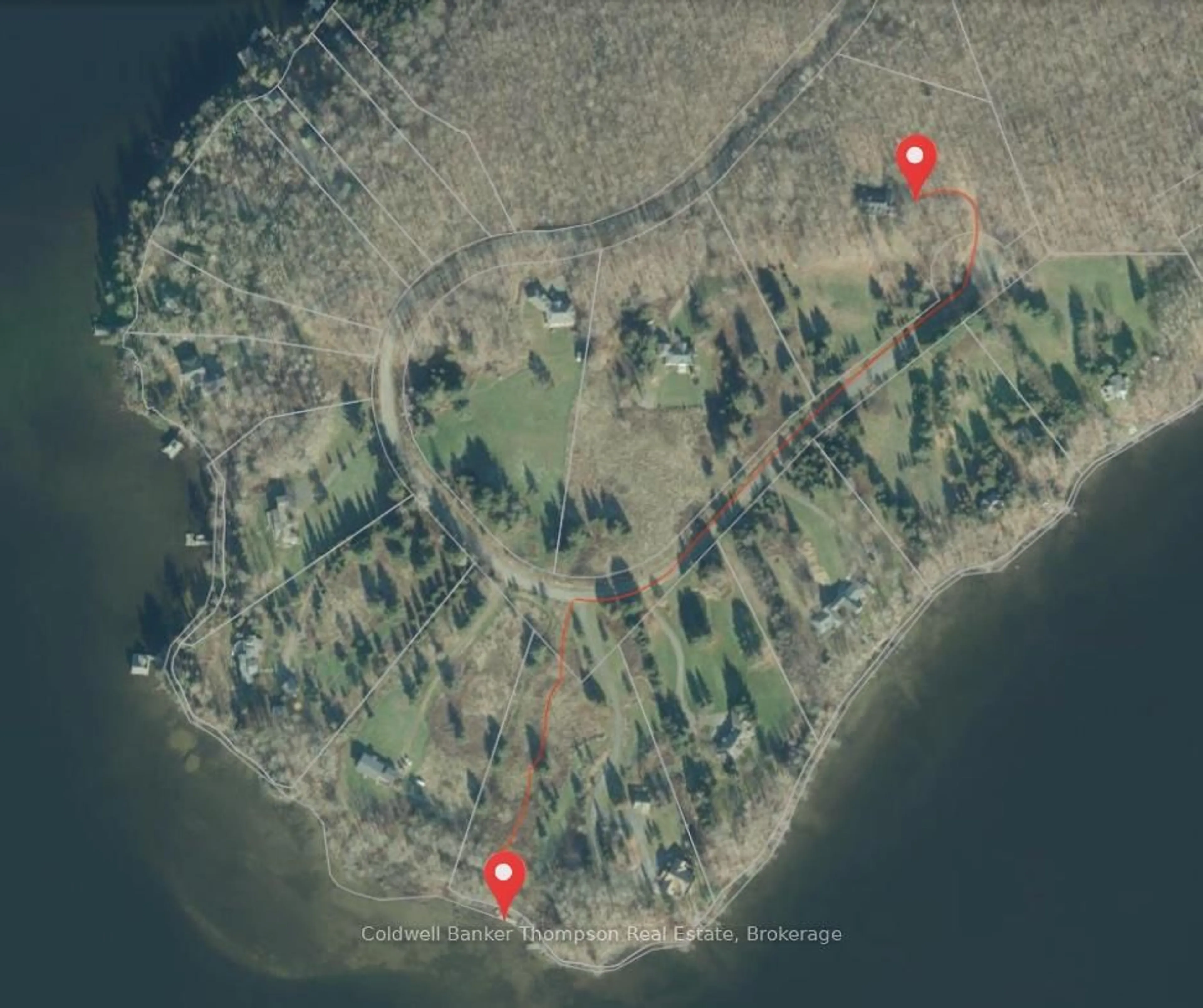 Picture of a map for 1259 Golf Course Rd, Lake of Bays Ontario P1H 2J6