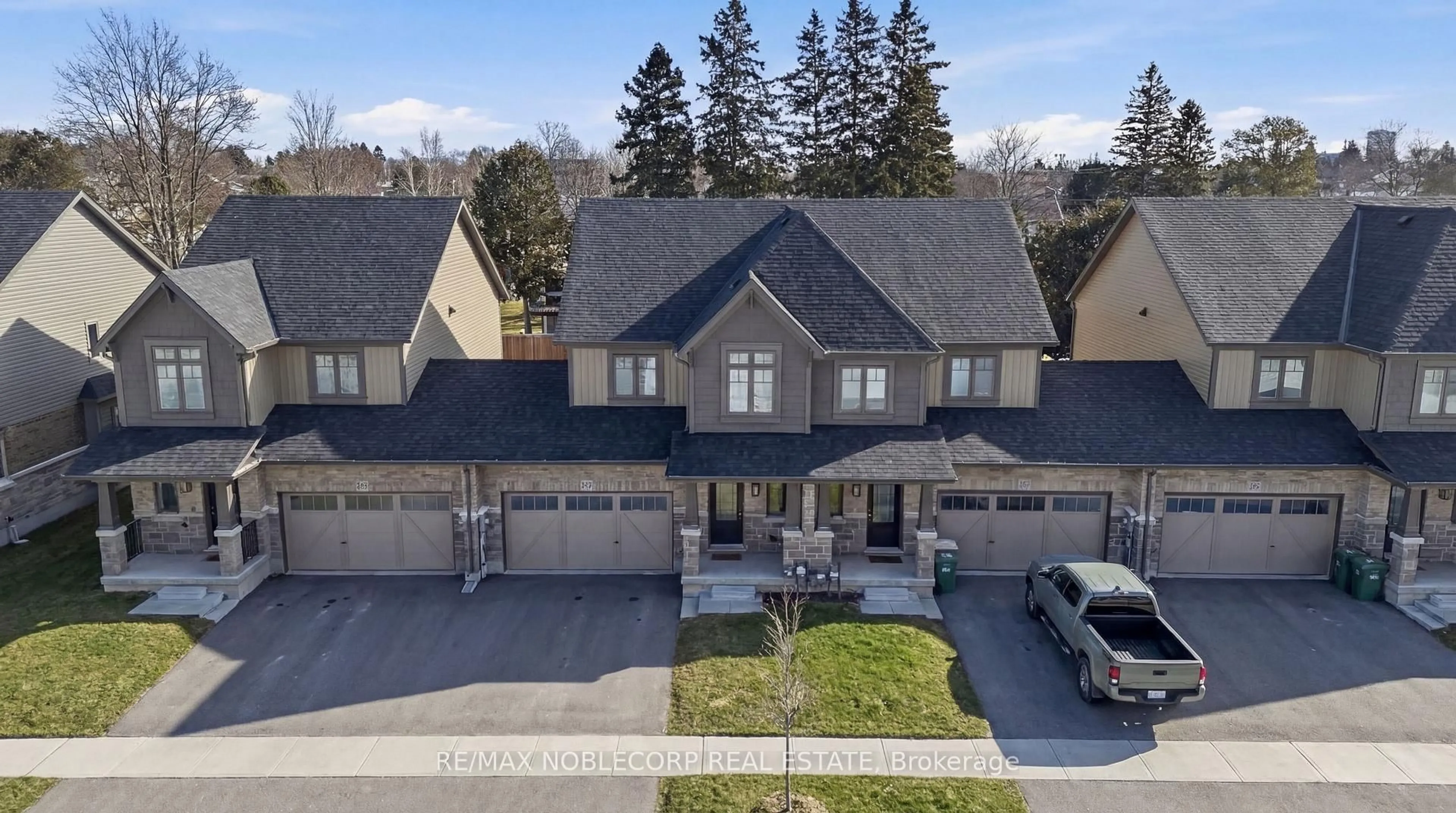 A pic from outside/outdoor area/front of a property/back of a property/a pic from drone, street for 133 Mullin St, Grey Highlands Ontario N0C 1H0