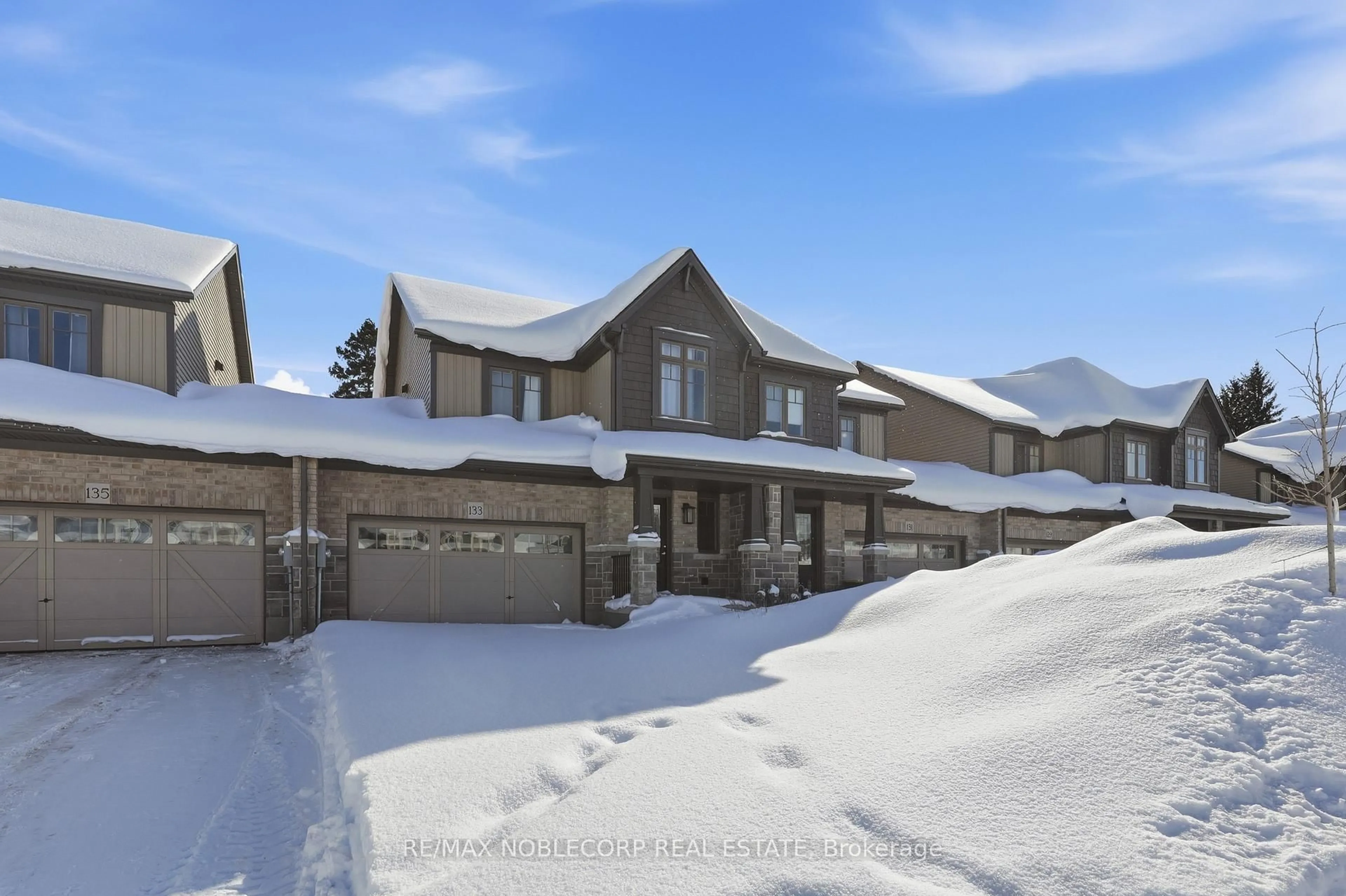 A pic from outside/outdoor area/front of a property/back of a property/a pic from drone, street for 133 Mullin St, Grey Highlands Ontario N0C 1H0