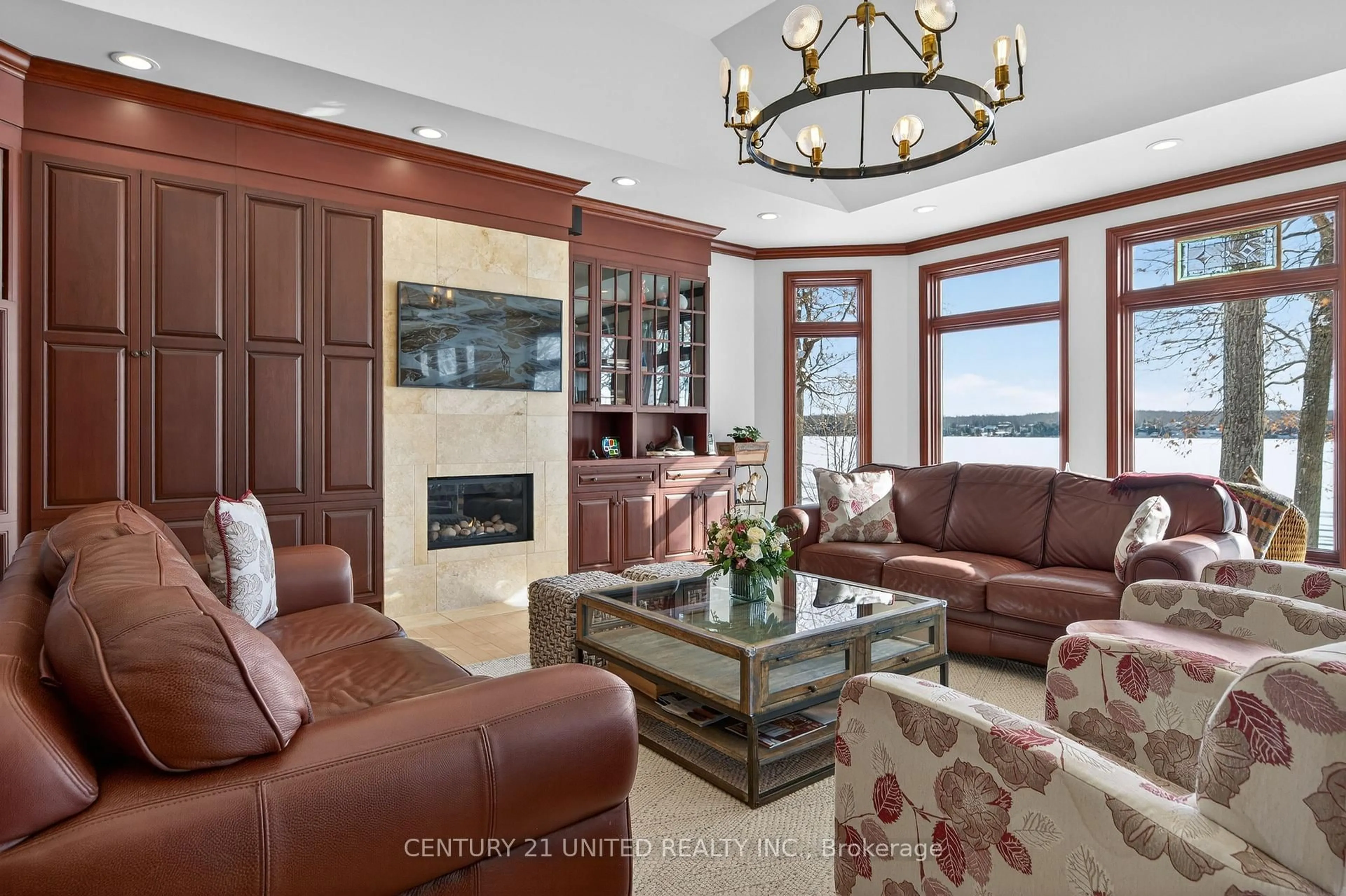 Living room with furniture, ceramic/tile floor for 3227 Fire Route 50, Selwyn Ontario K0L 2H0