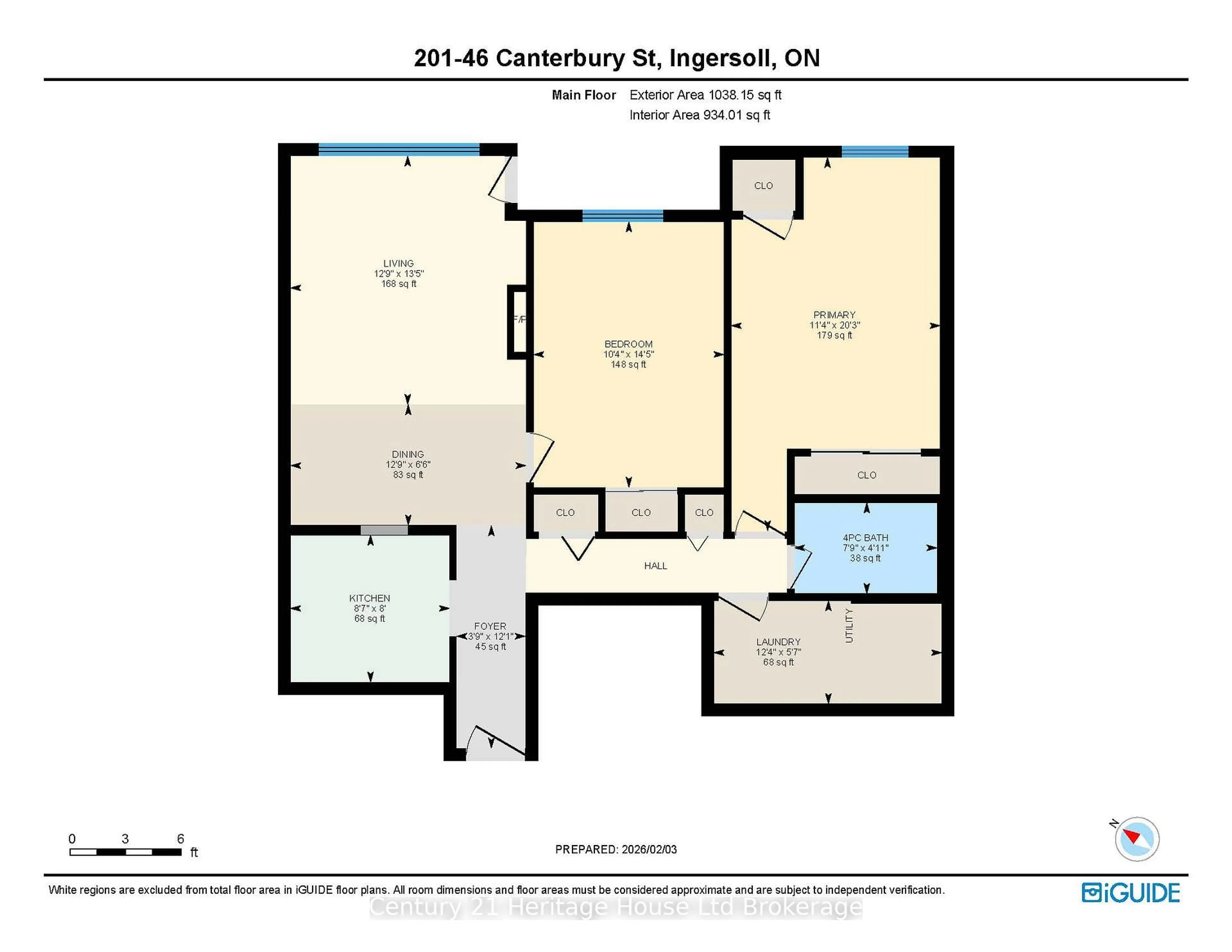 Floor plan for 46 Canterbury St #201, Ingersoll Ontario N5C 1C4