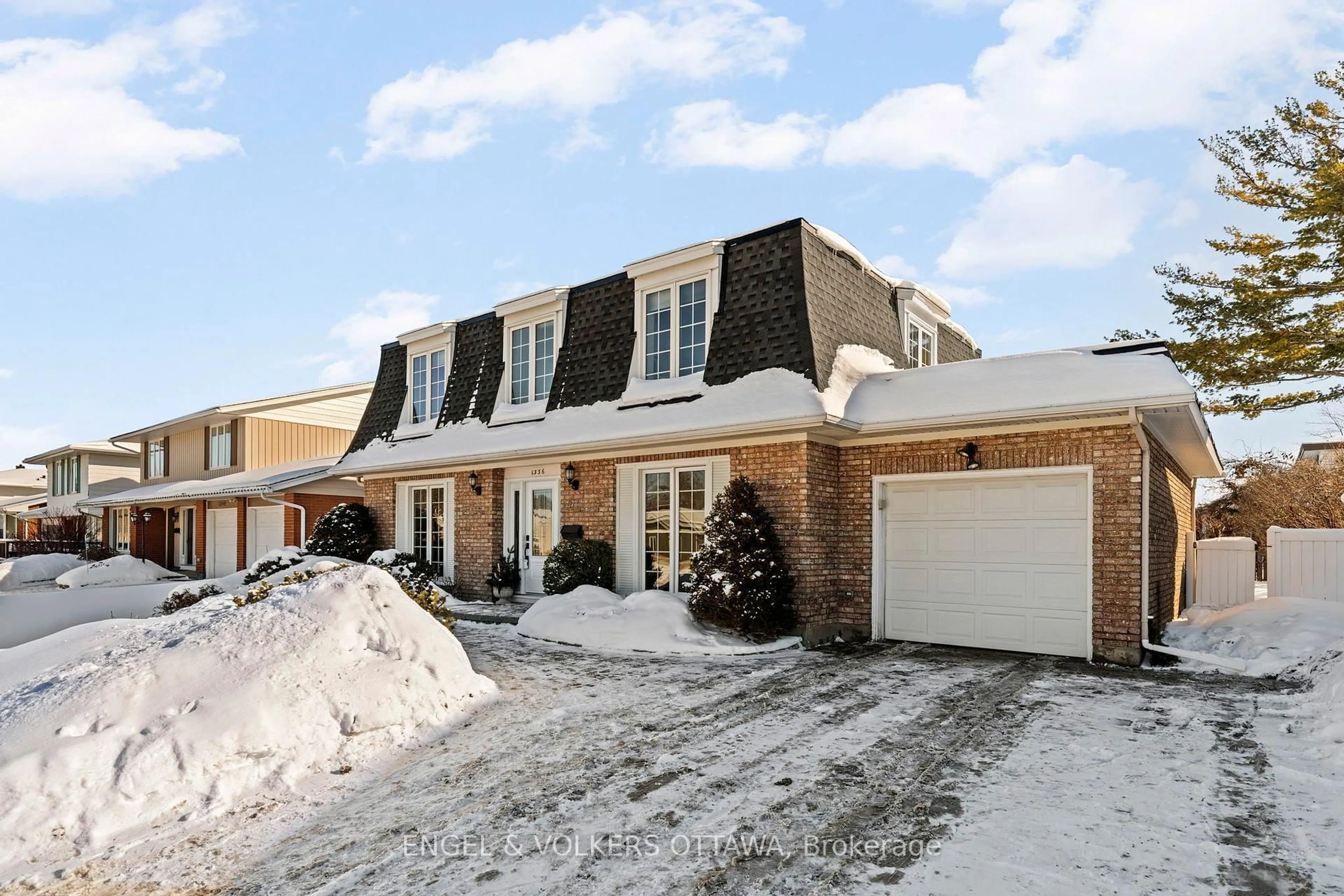 Home with brick exterior material, street for 1336 Cahill Dr, Ottawa Ontario K1V 7K4