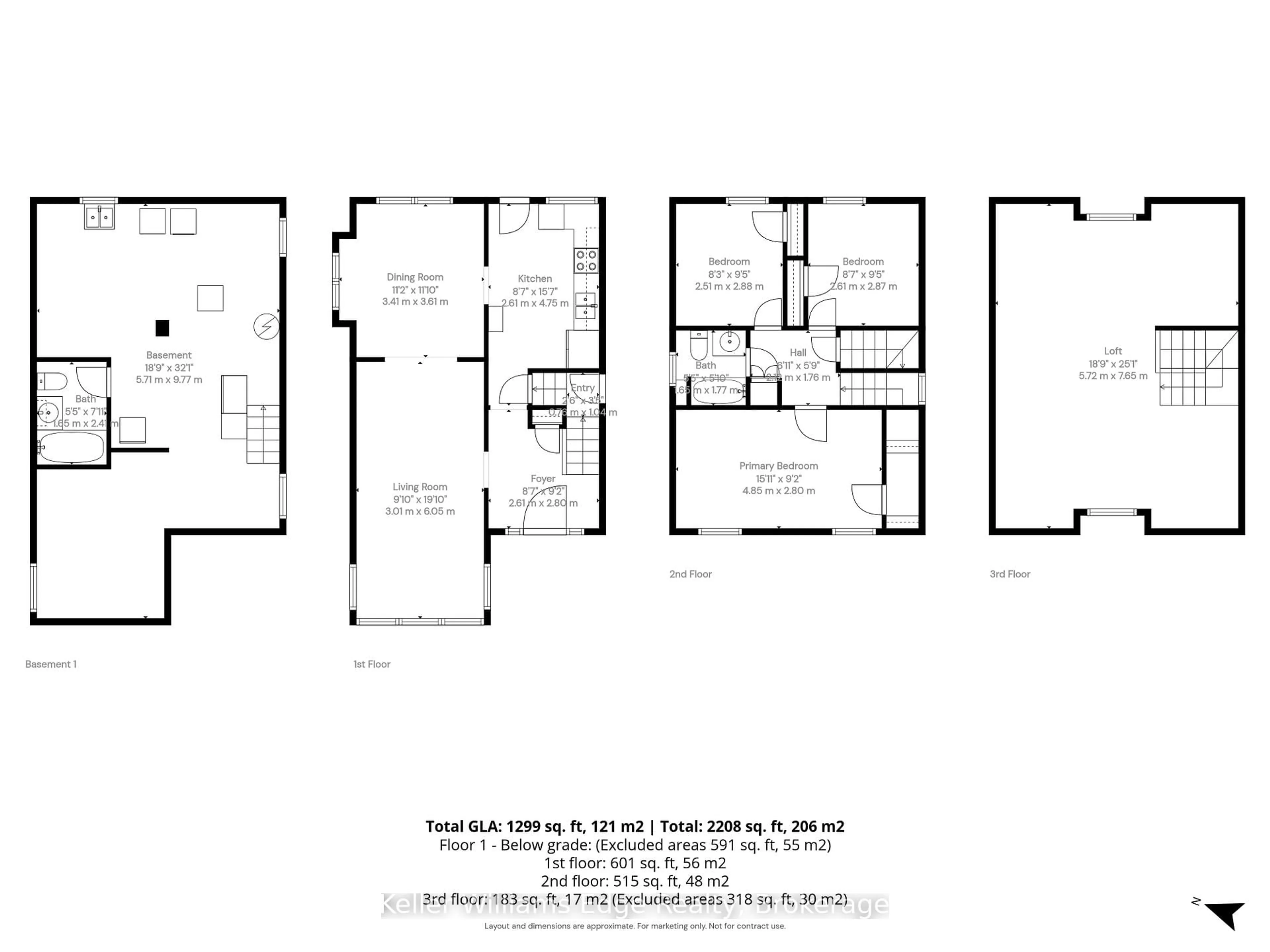 Floor plan for 37 Wexford Ave, Hamilton Ontario L8K 2N5