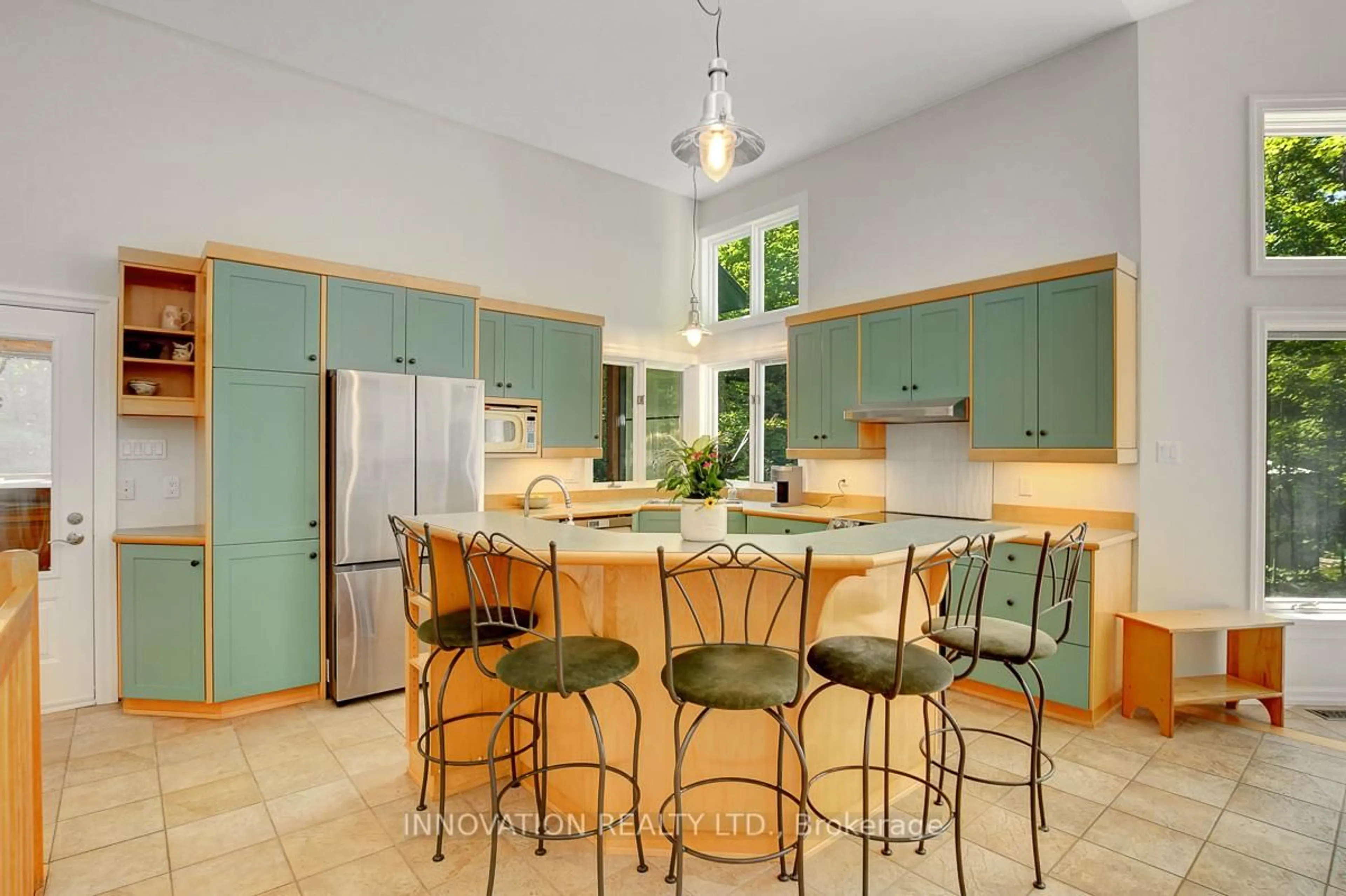 Open concept kitchen, ceramic/tile floor for 5149 Carp Rd, Kinburn Ontario K0A 2H0