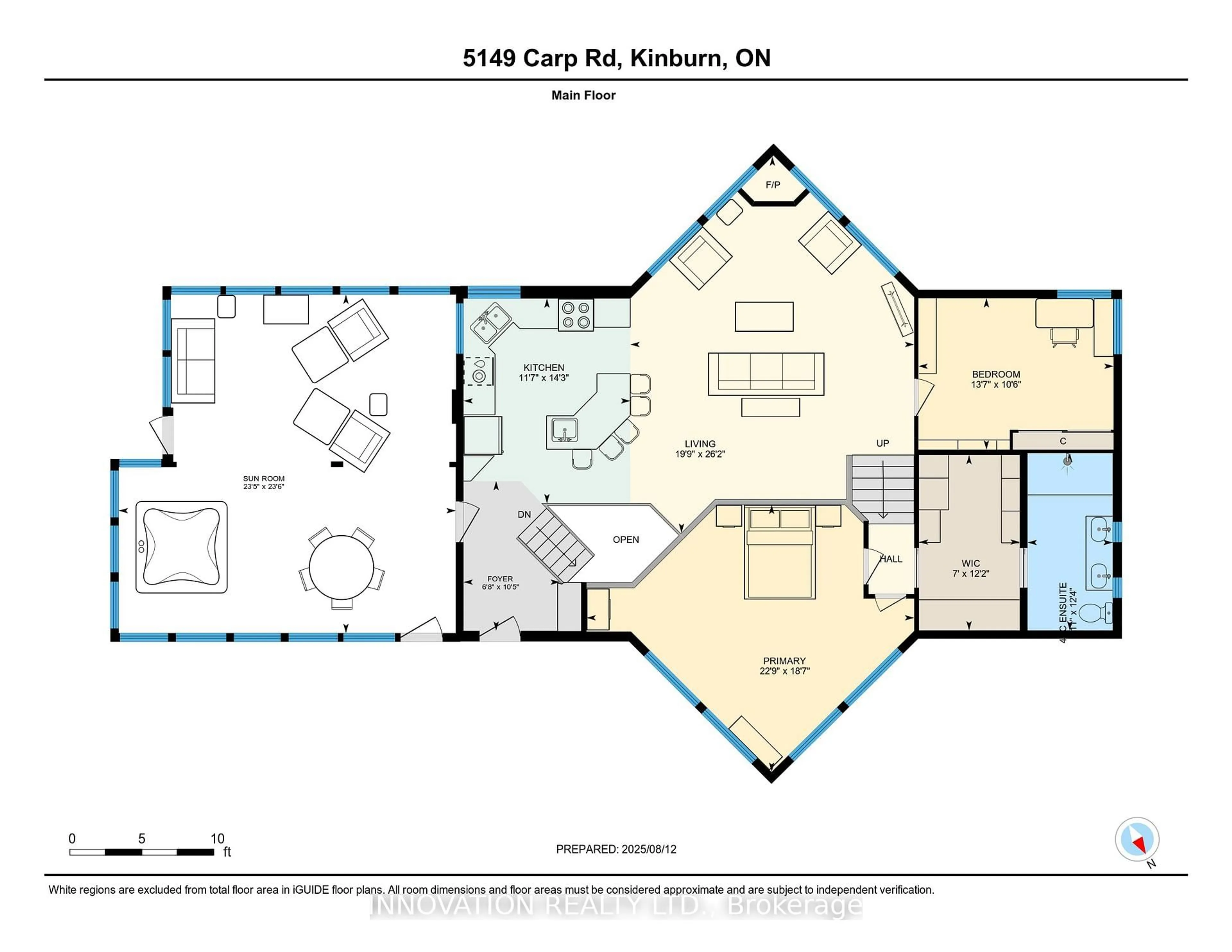 Floor plan for 5149 Carp Rd, Kinburn Ontario K0A 2H0