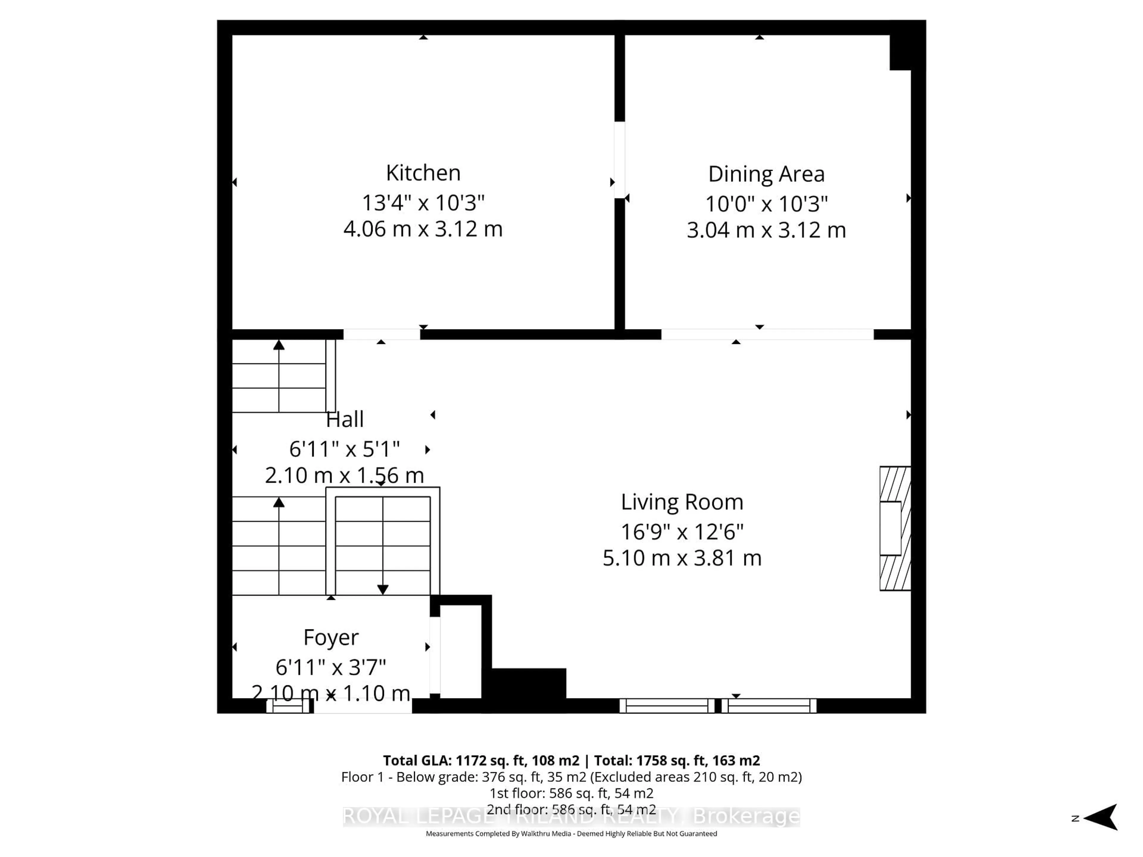 Floor plan for 631 Cranbrook Rd #24, London South Ontario N6K 2Y4