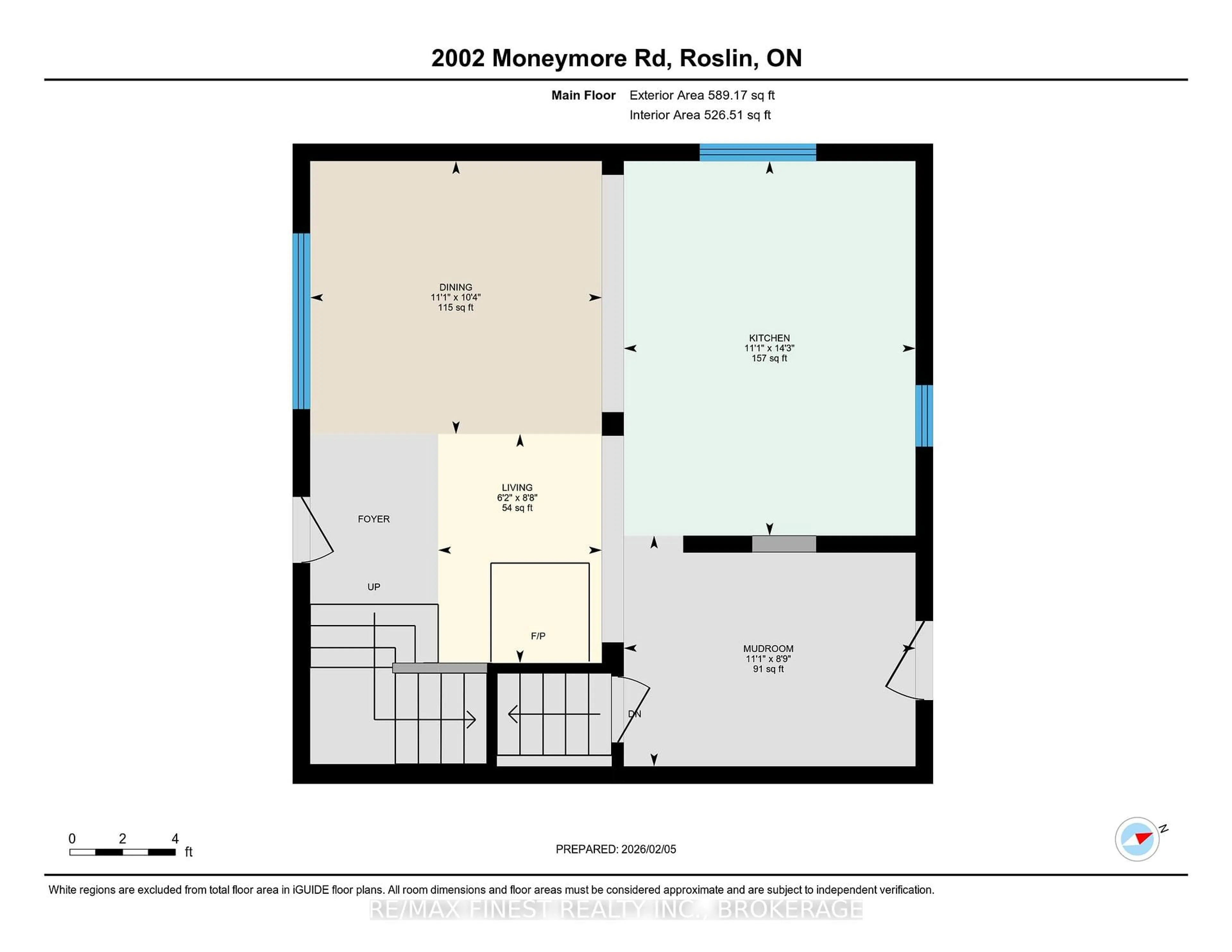 Floor plan for 2002 Moneymore Rd, Belleville Ontario K0K 2Y0