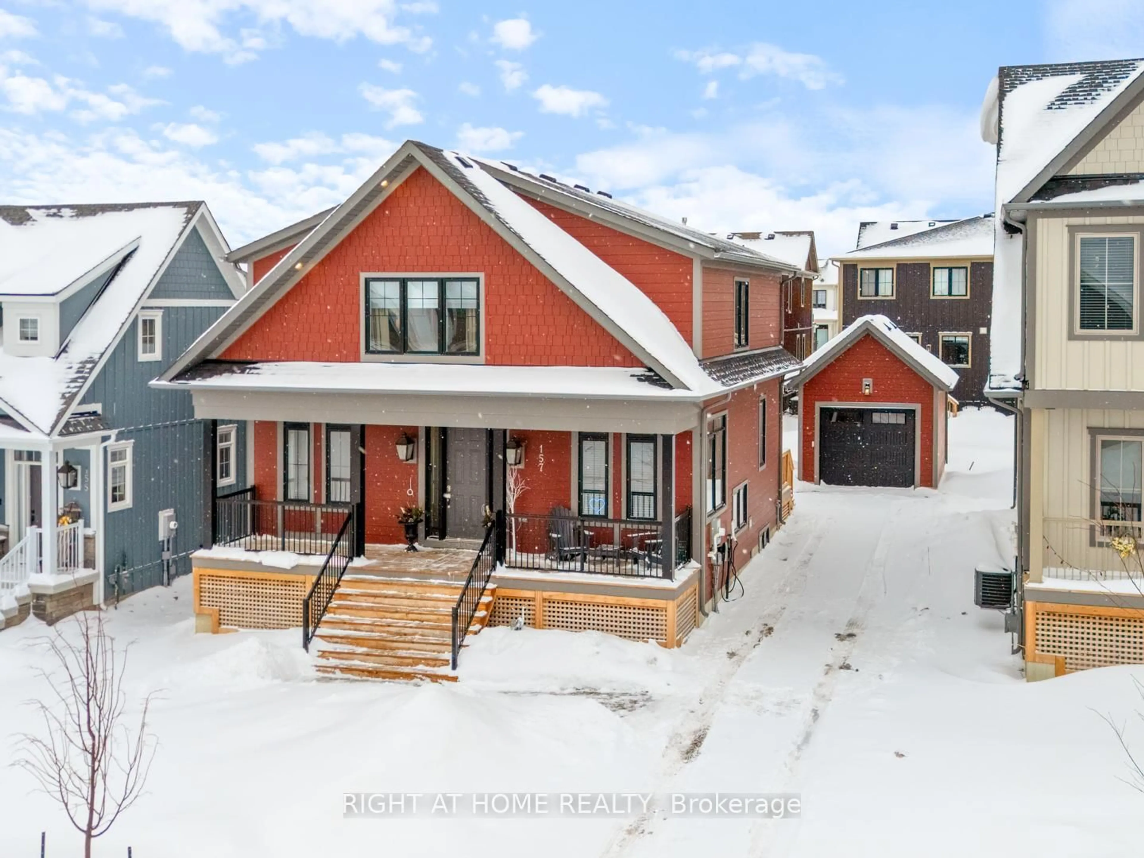 Home with brick exterior material, street for 157 Courtland St, Blue Mountains Ontario L9Y 5L7