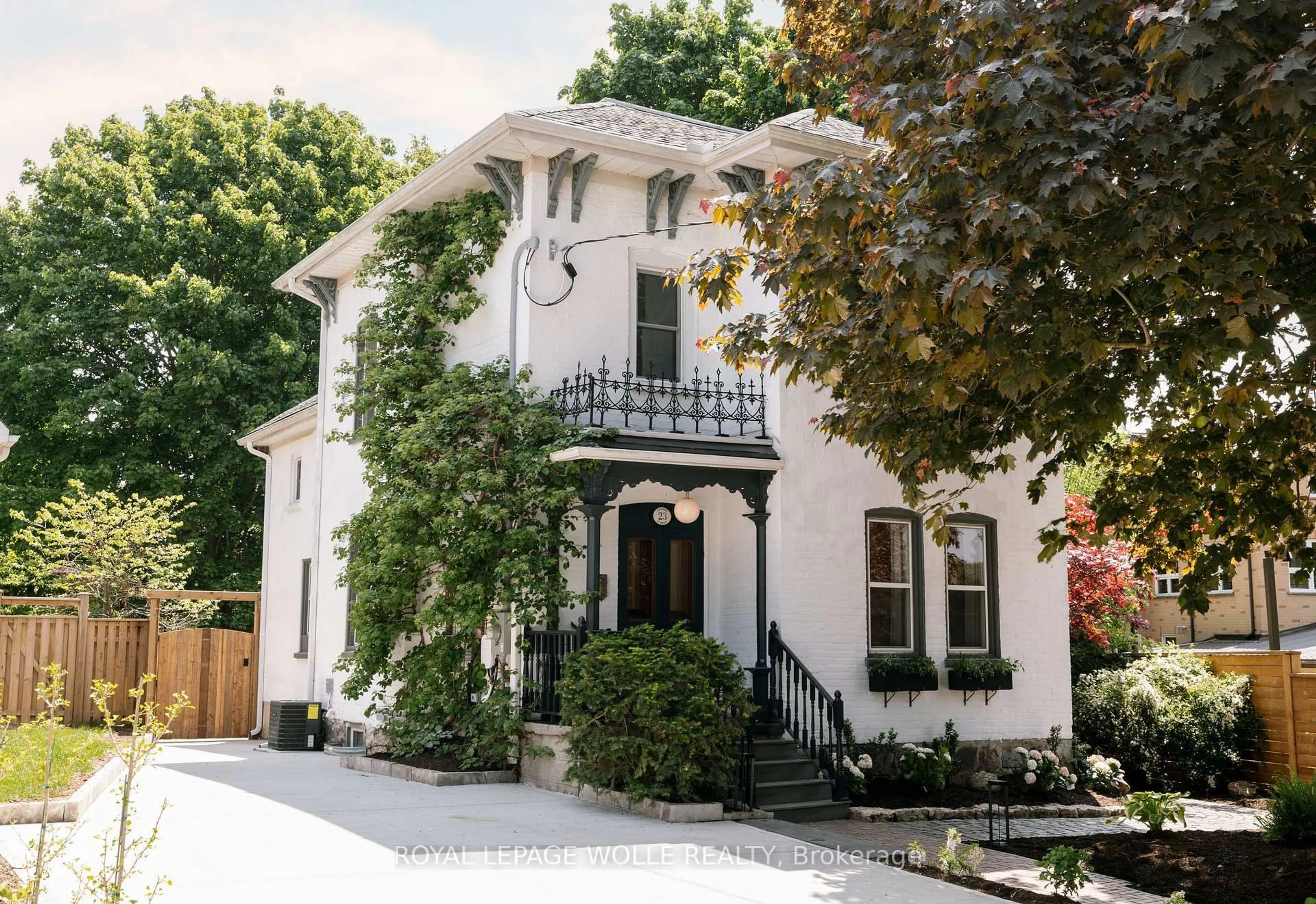 Home with brick exterior material, street for 23 Centre St, Woolwich Ontario N3B 2T8