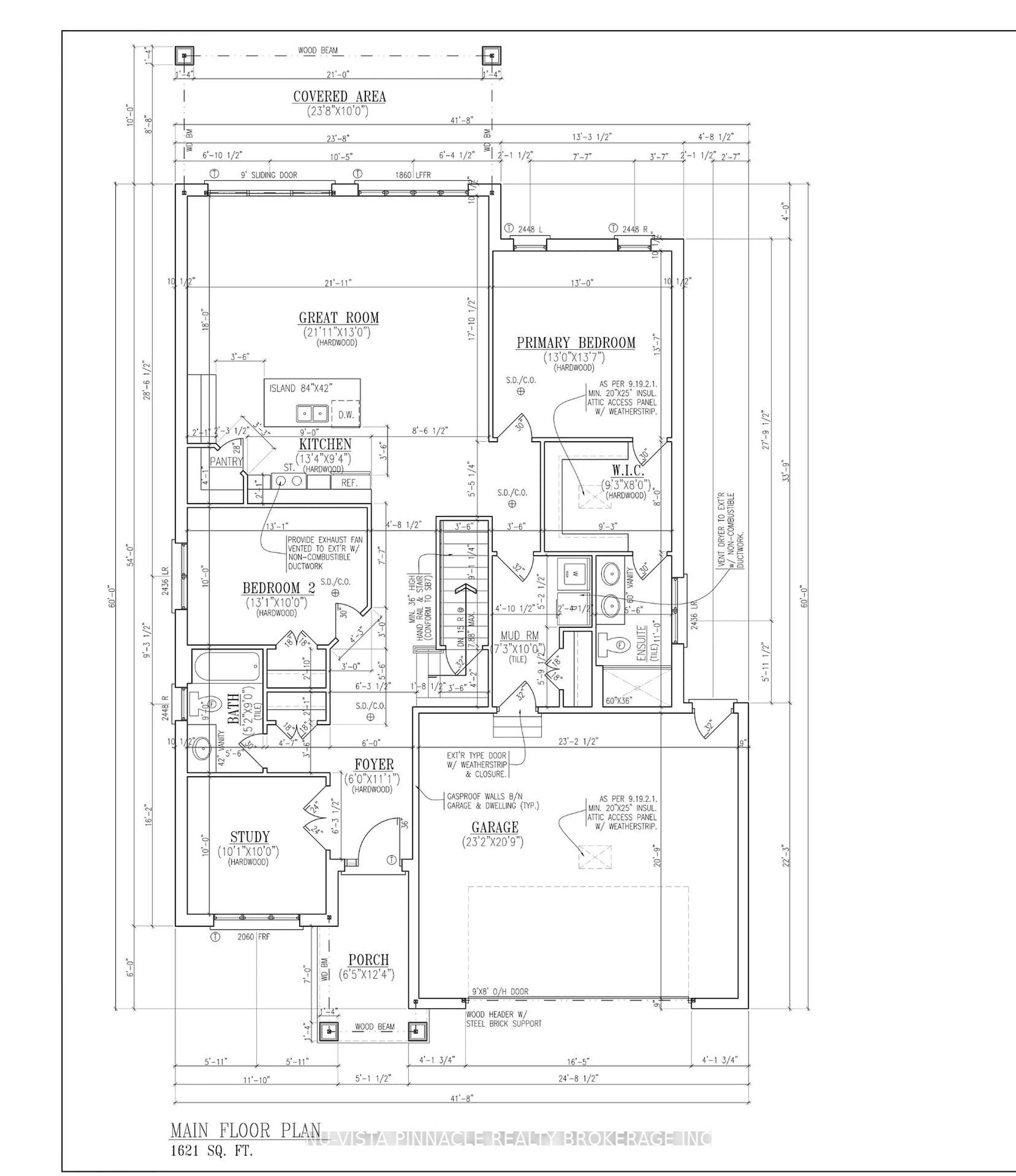 Floor plan for Lot 71 Harvest Lane, Thames Centre Ontario N0L 1G2