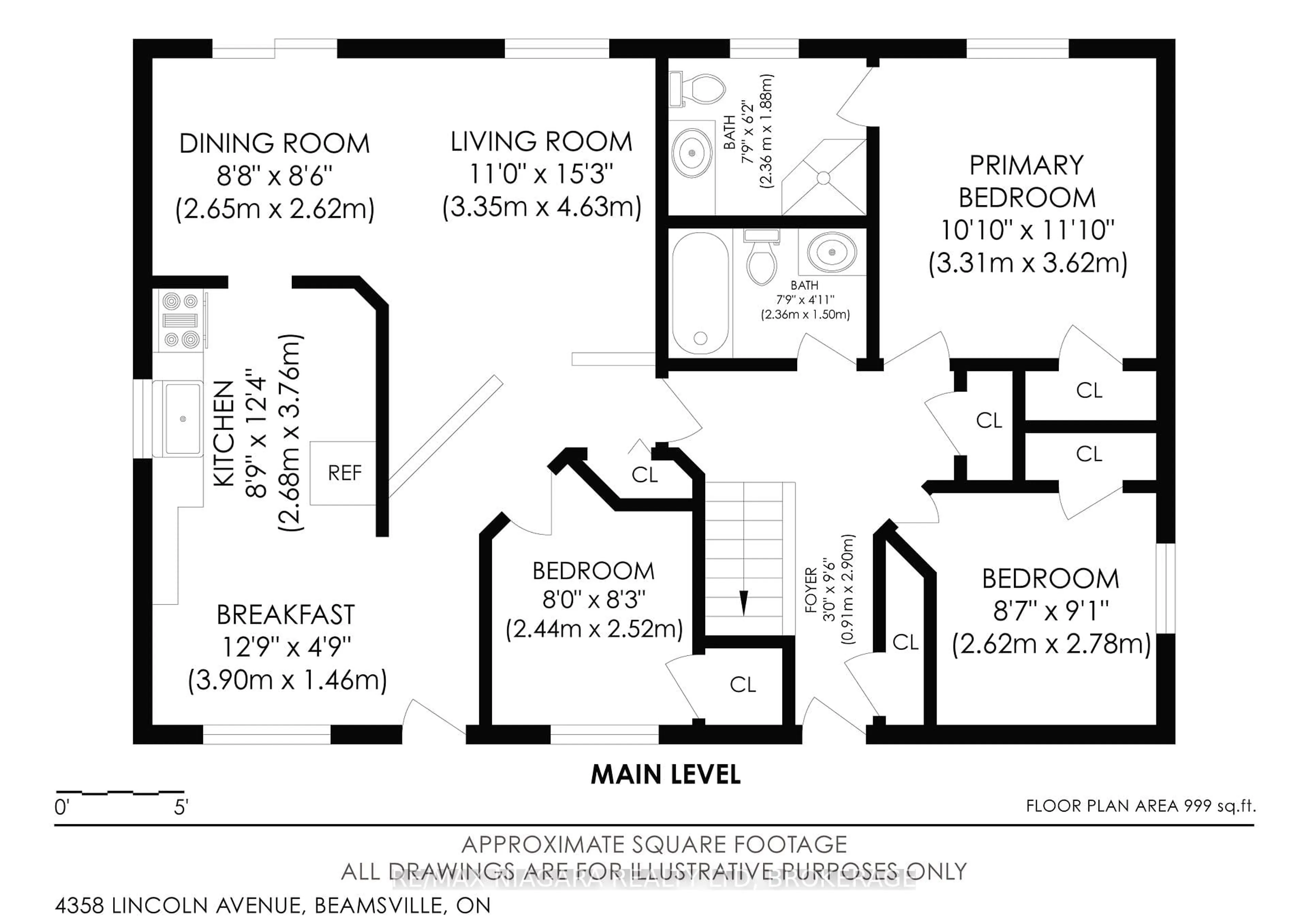 Floor plan for 4445 Lincoln Ave, Lincoln Ontario L0R 1B3