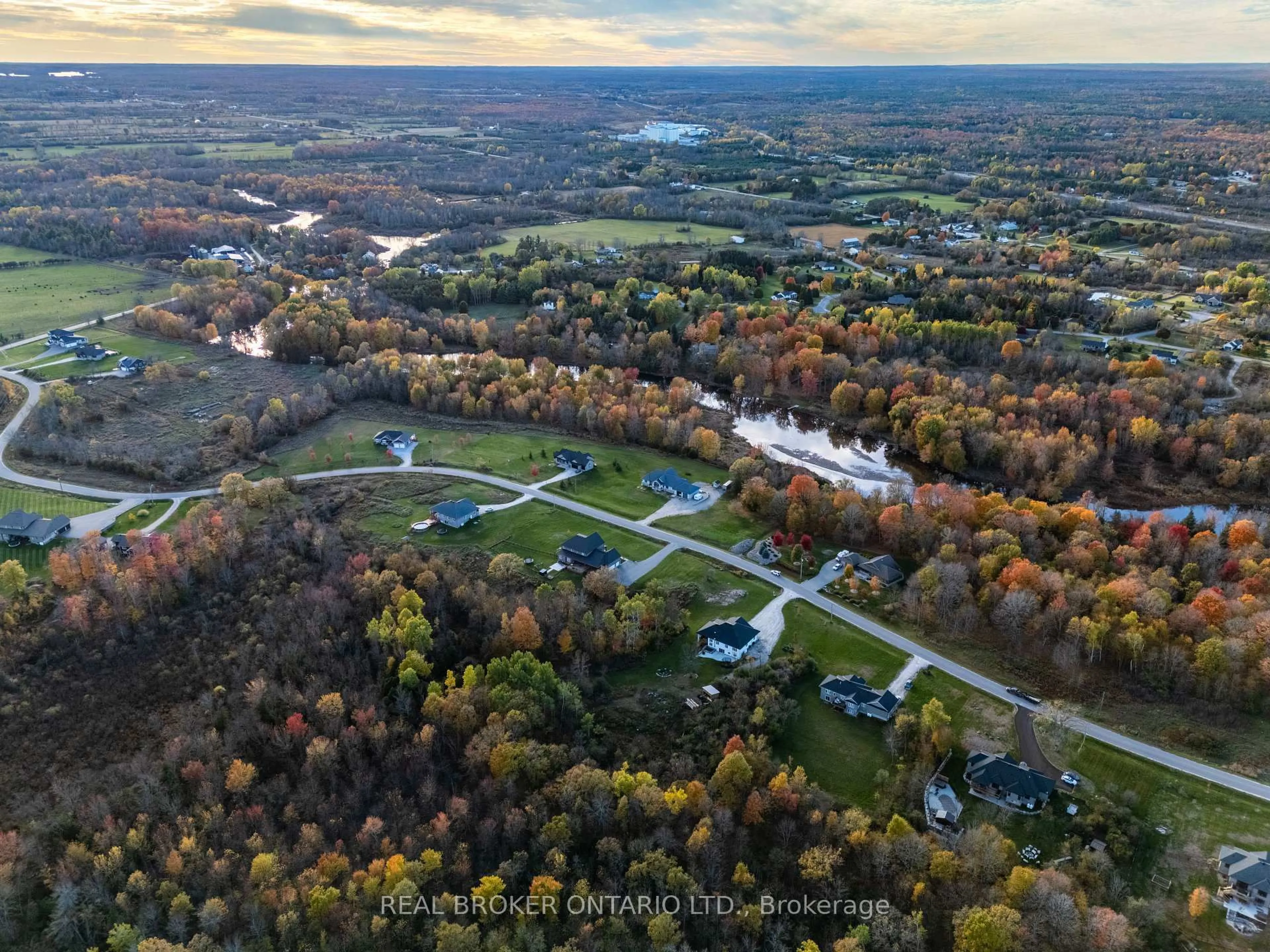 A pic from outside/outdoor area/front of a property/back of a property/a pic from drone, water/lake/river/ocean view for 119 Ernest Way, Carleton Place Ontario K7H 0B3