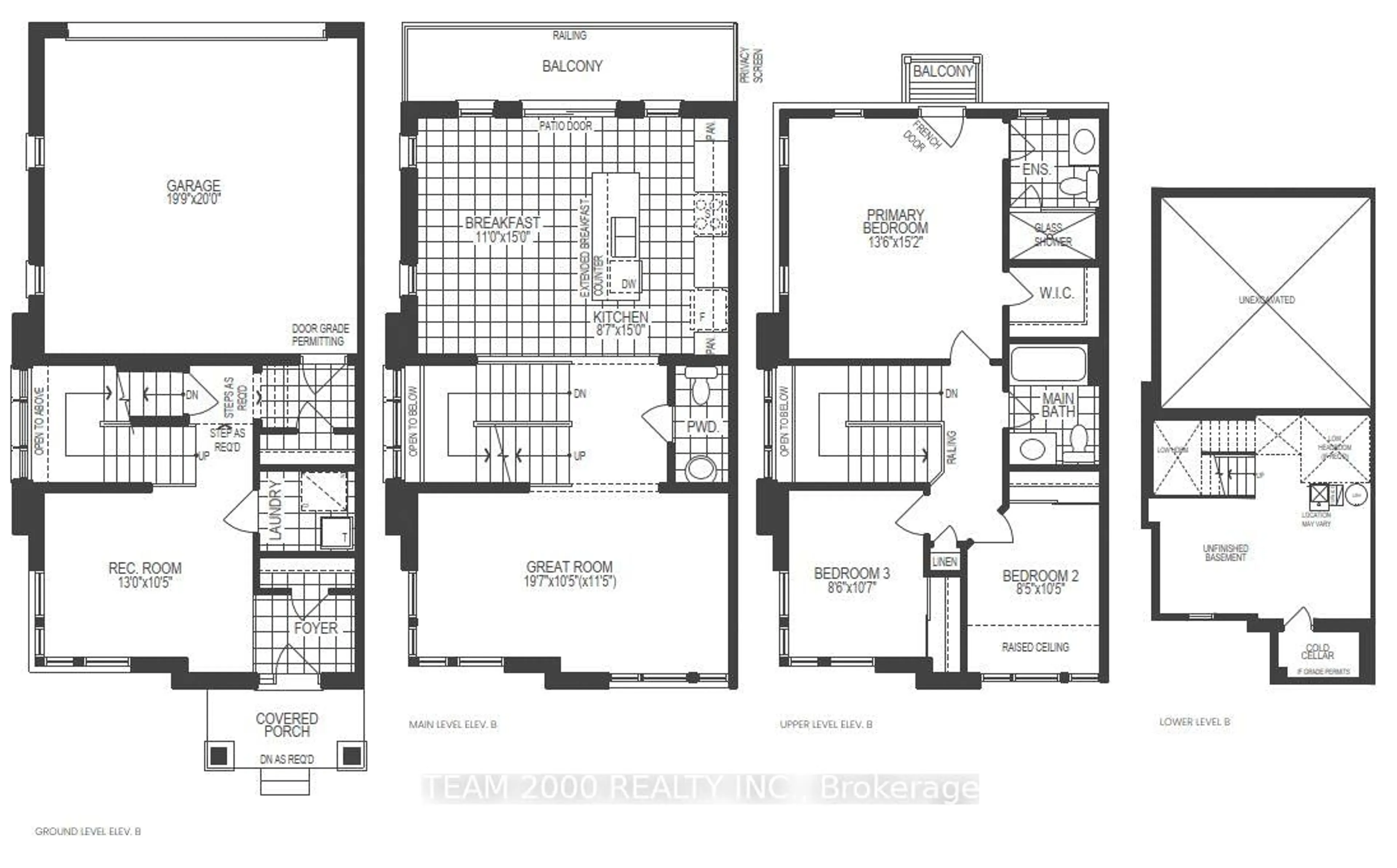 Floor plan for 10 Freedom Cres #12, Hamilton Ontario L0R 1W0