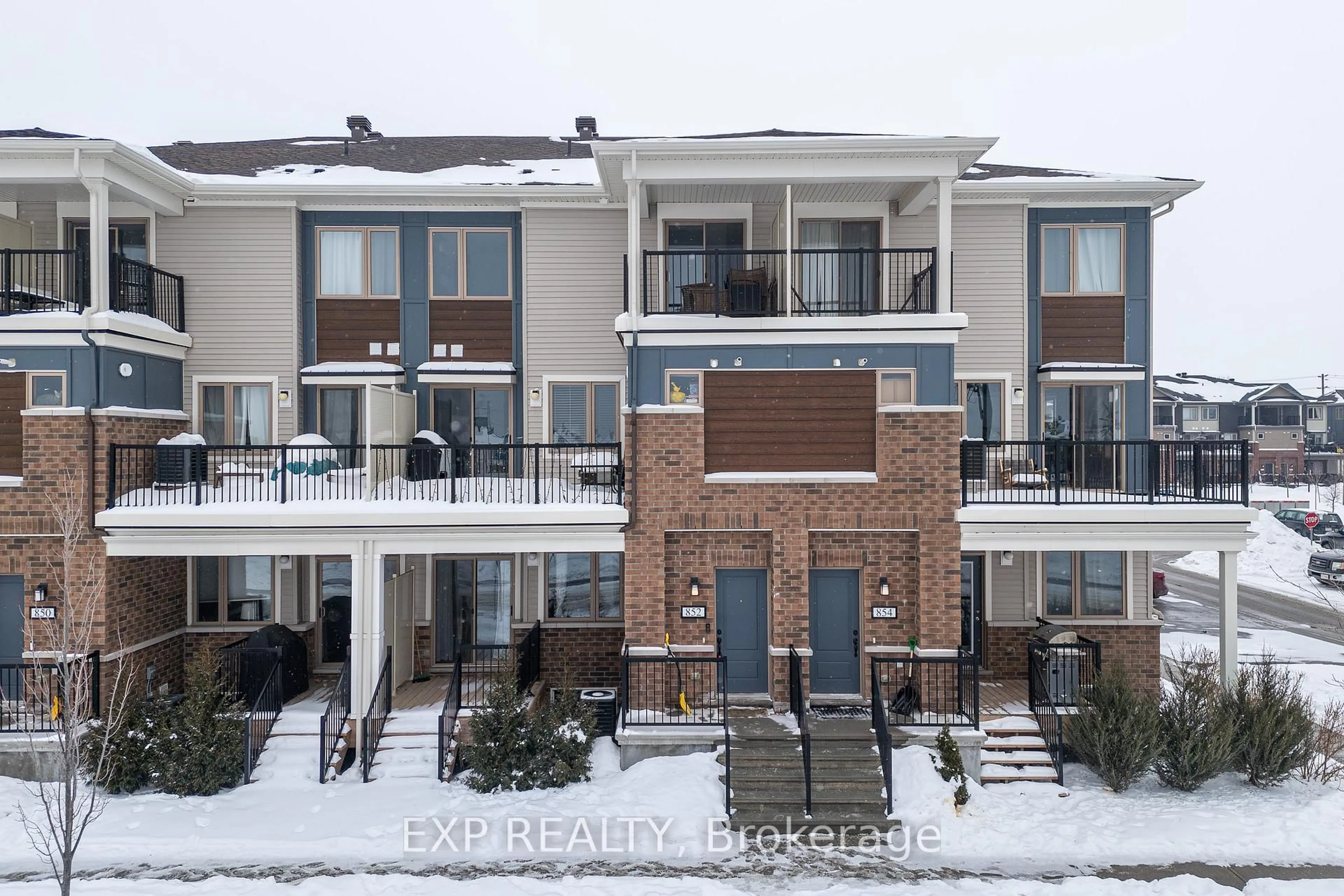 A pic from outside/outdoor area/front of a property/back of a property/a pic from drone, mountain view for 852 Atlas Terr, Ottawa Ontario K2V 0S3