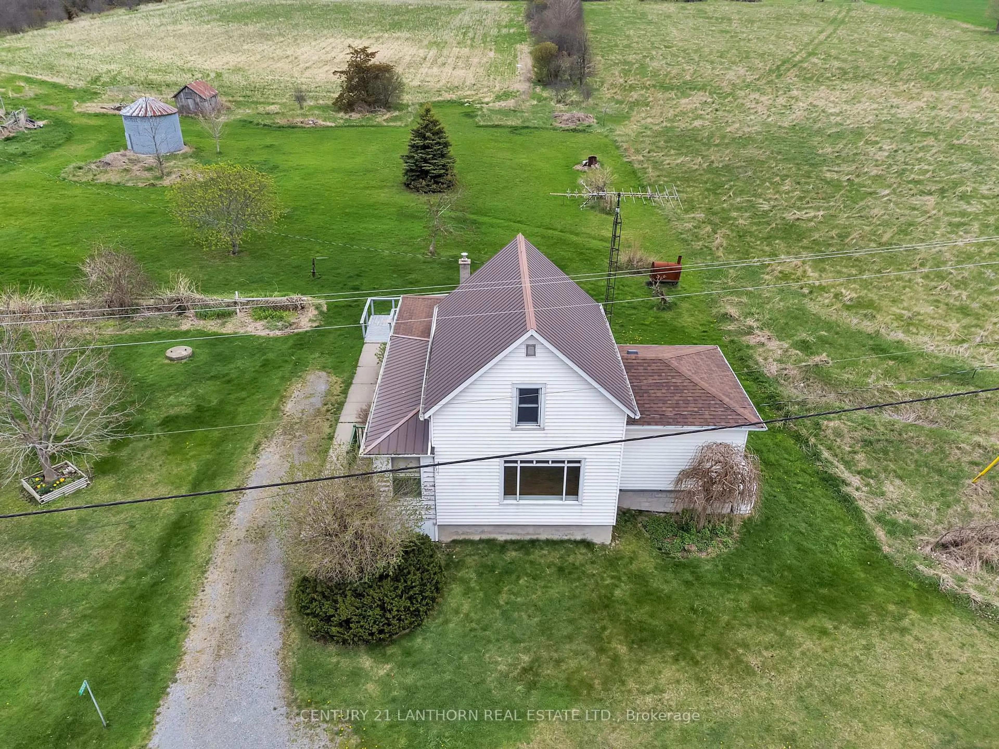 A pic from outside/outdoor area/front of a property/back of a property/a pic from drone, building for 1205 County Road 18 Rd, Prince Edward County Ontario K0K 1P0