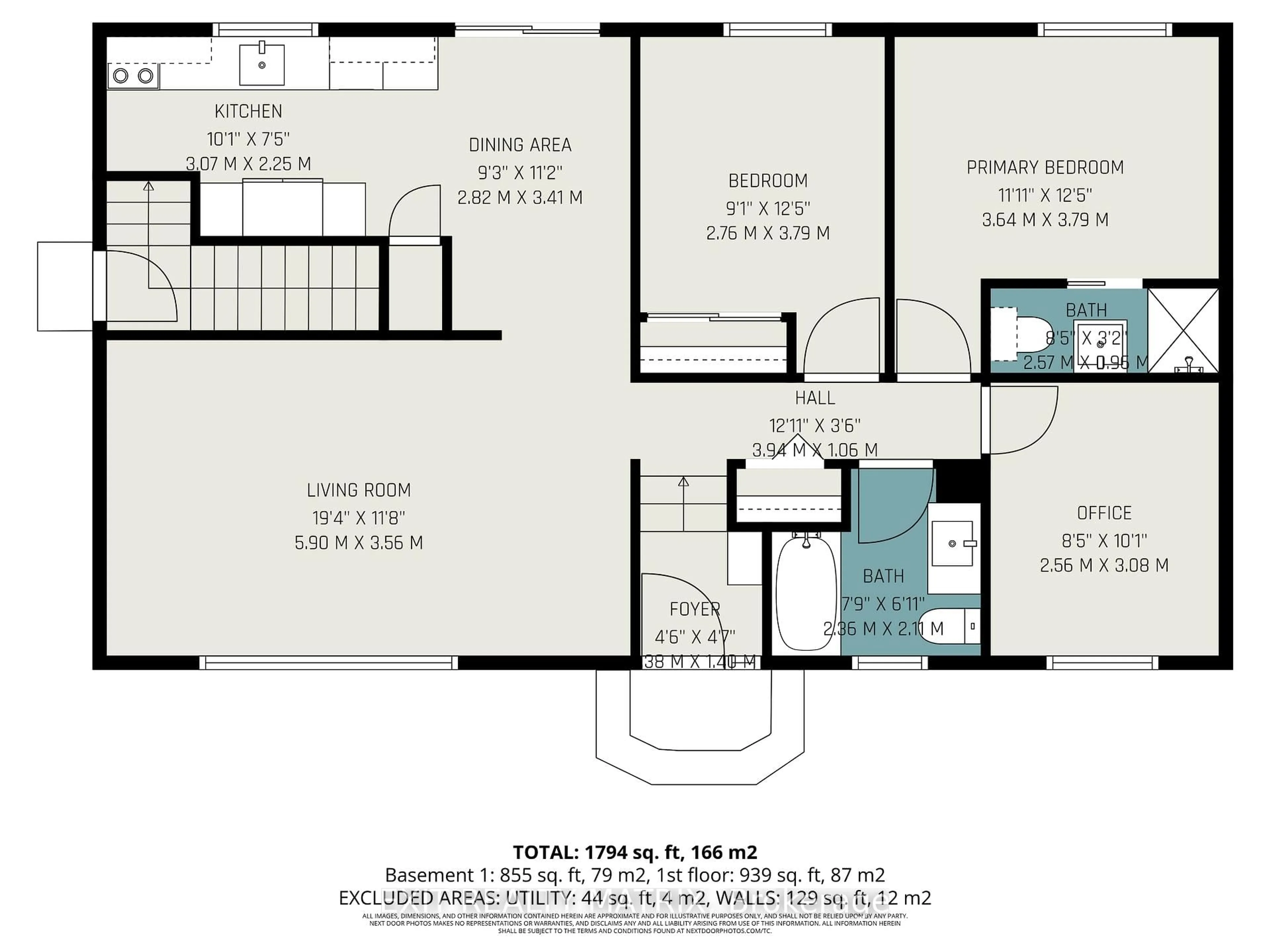 Floor plan for 91 Sheldrake Dr, Ottawa Ontario K2L 1T1