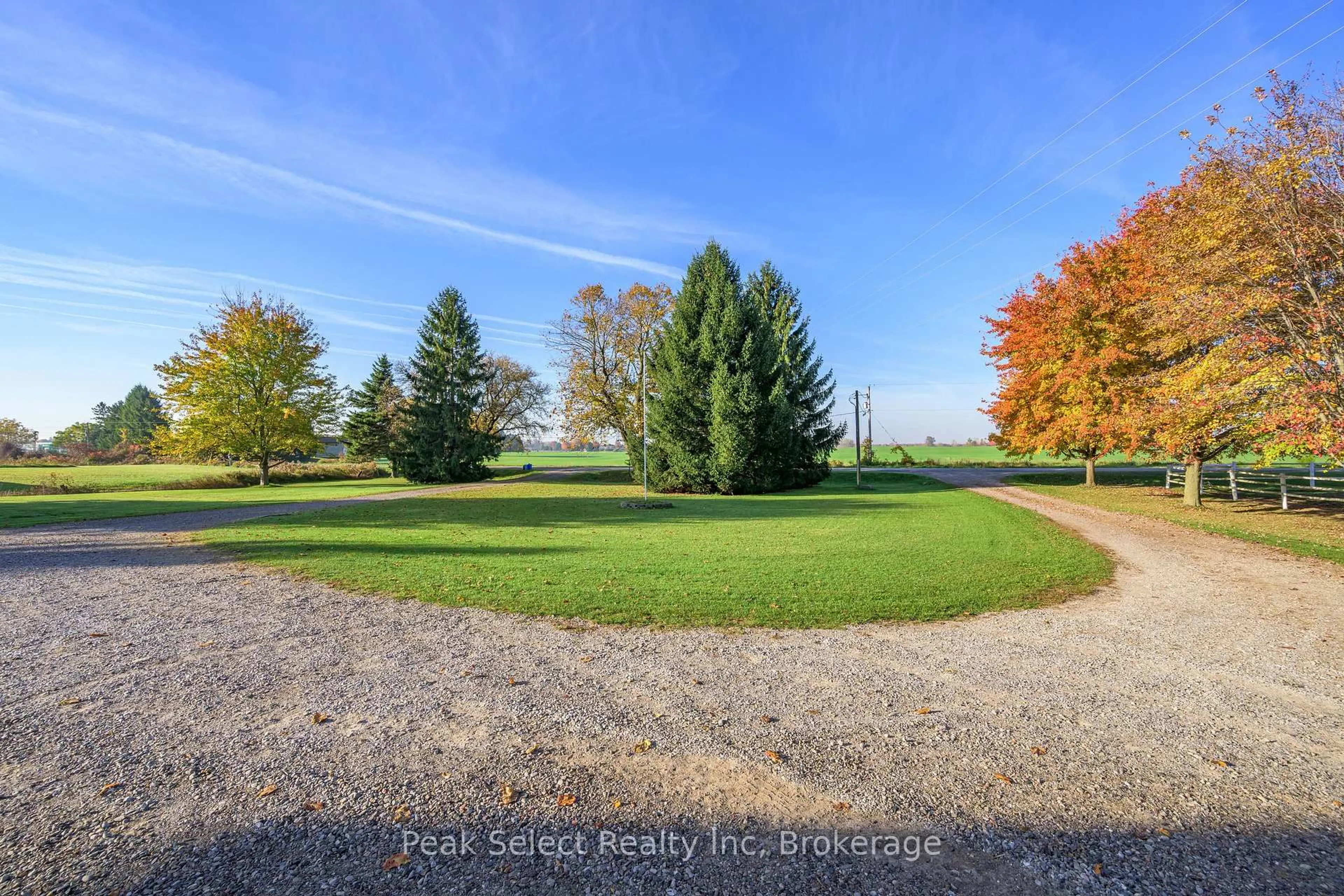 A pic from outside/outdoor area/front of a property/back of a property/a pic from drone, water/lake/river/ocean view for 20076 Cherryhill Rd, Thames Centre Ontario N0M 2M0