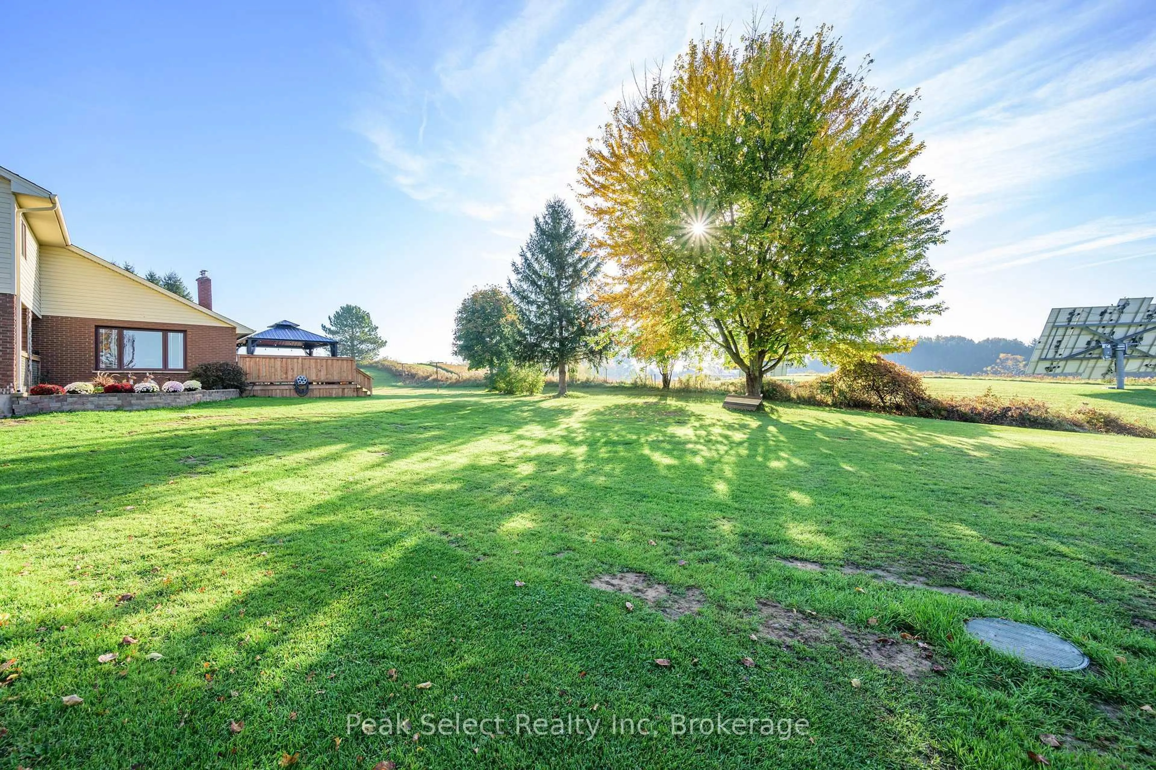 A pic from outside/outdoor area/front of a property/back of a property/a pic from drone, water/lake/river/ocean view for 20076 Cherryhill Rd, Thames Centre Ontario N0M 2M0