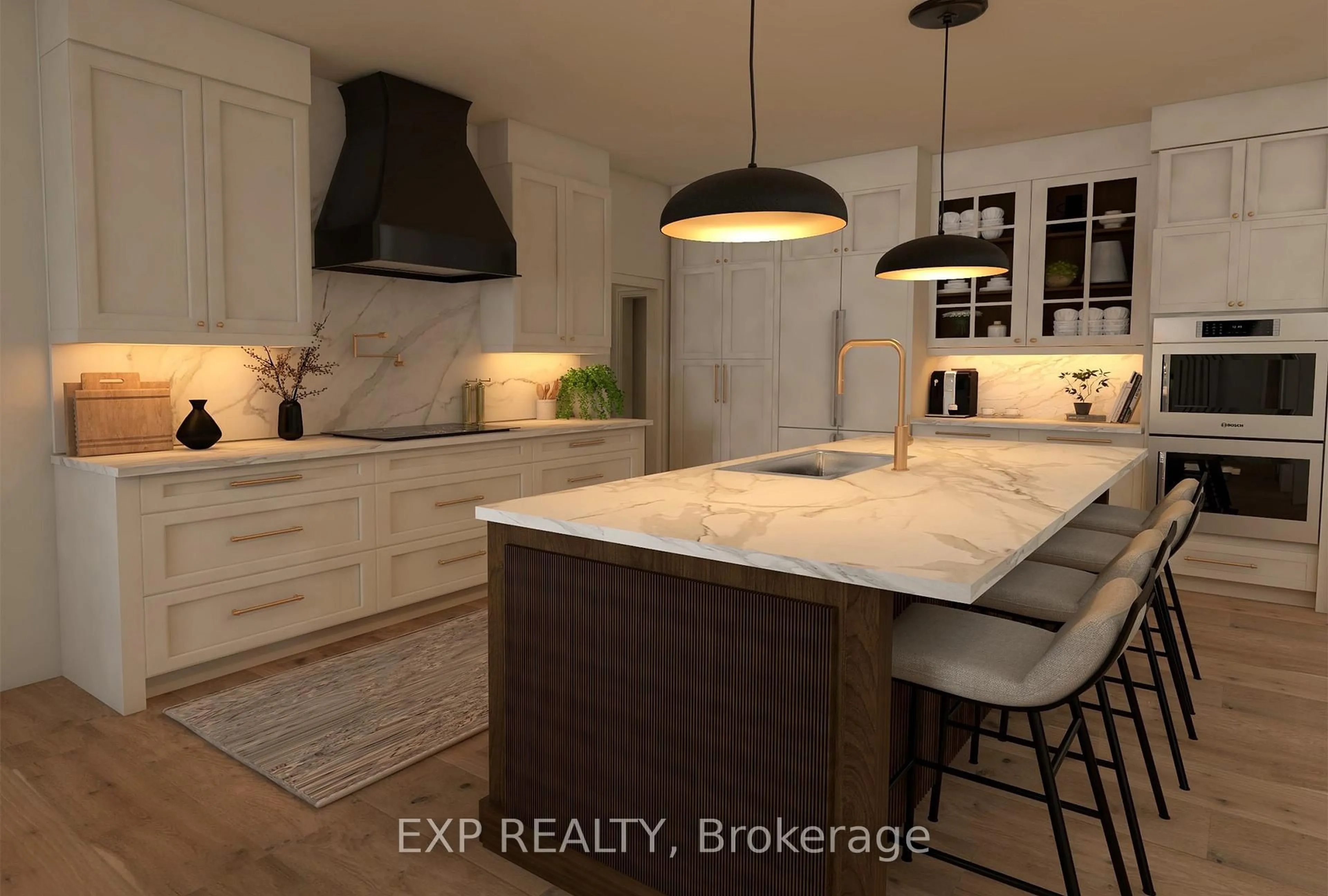 Open concept kitchen, ceramic/tile floor for 92 Navigation Dr, Prince Edward County Ontario K8N 0G1