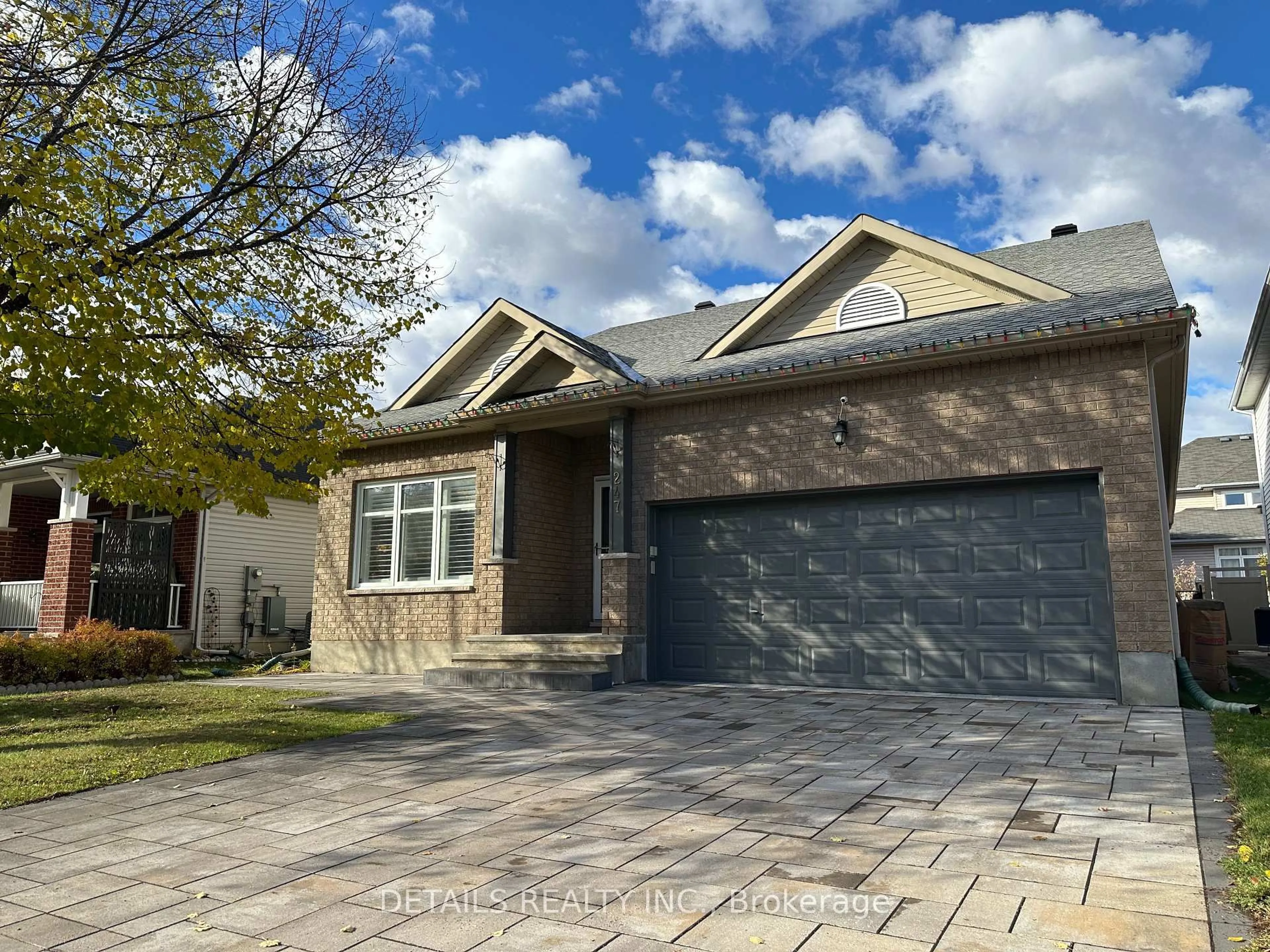 Home with brick exterior material, street for 247 Flodden Way, Ottawa Ontario K2G 7E1