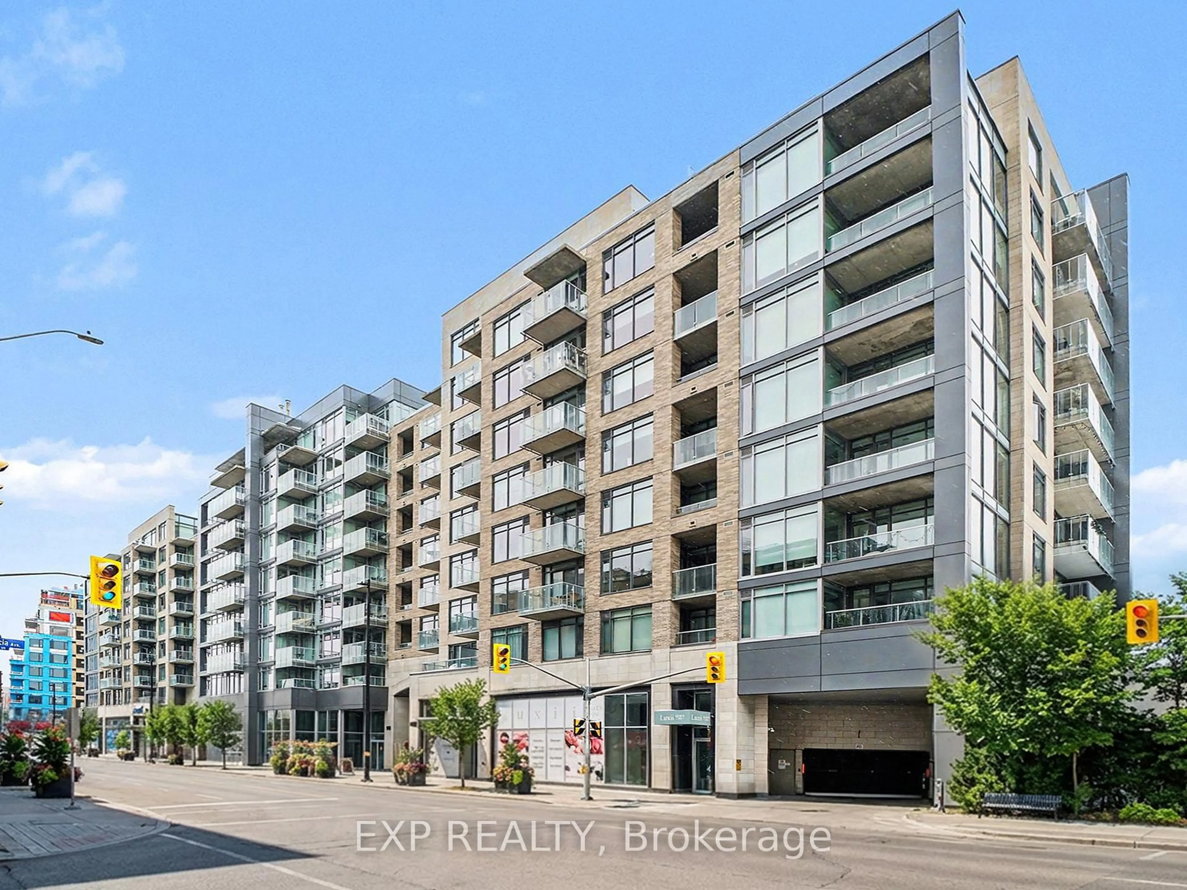 A pic from outside/outdoor area/front of a property/back of a property/a pic from drone, unknown for 108 Richmond Rd #410, Ottawa Ontario K1Z 0B3