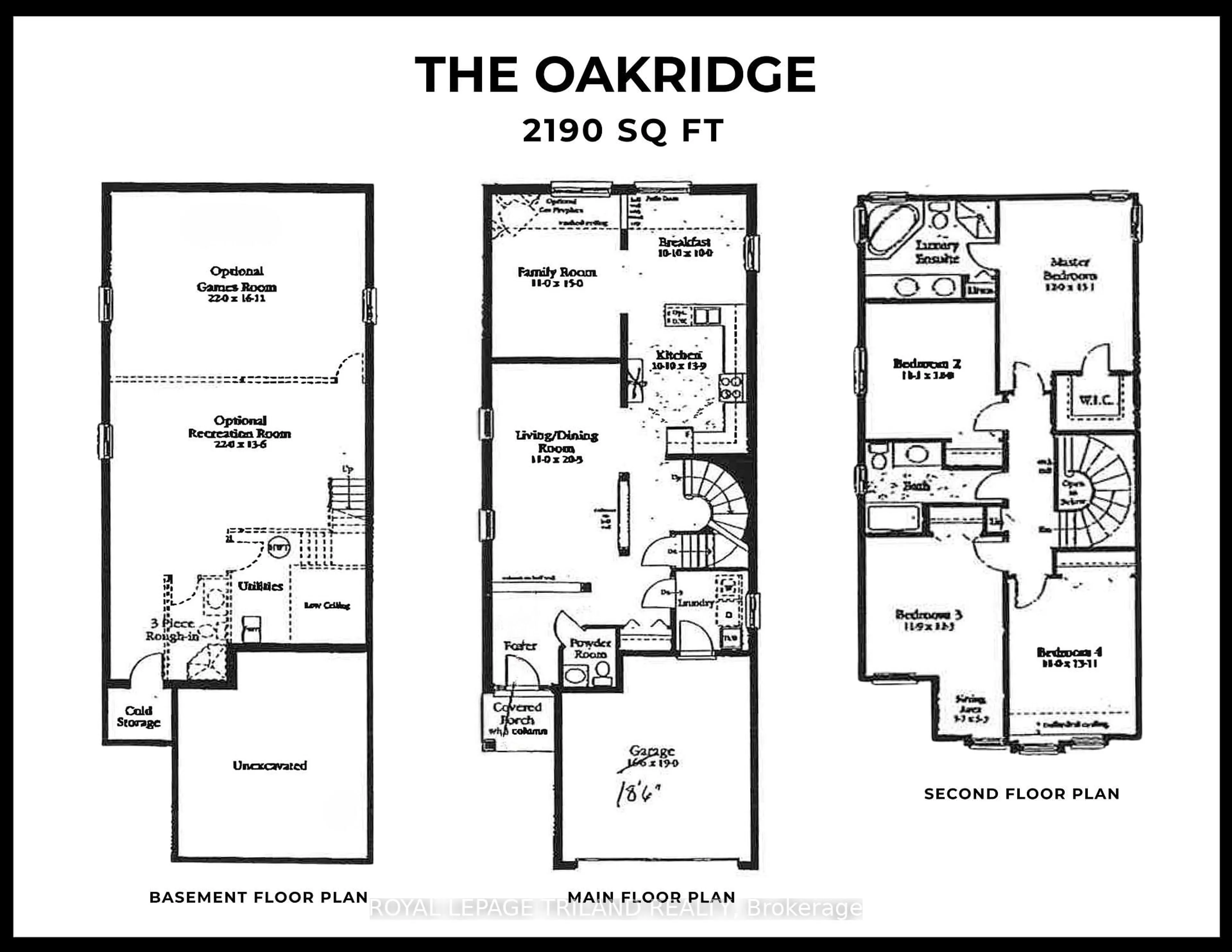Floor plan for 1544 Beaverbrook Ave, London North Ontario N6H 5T6