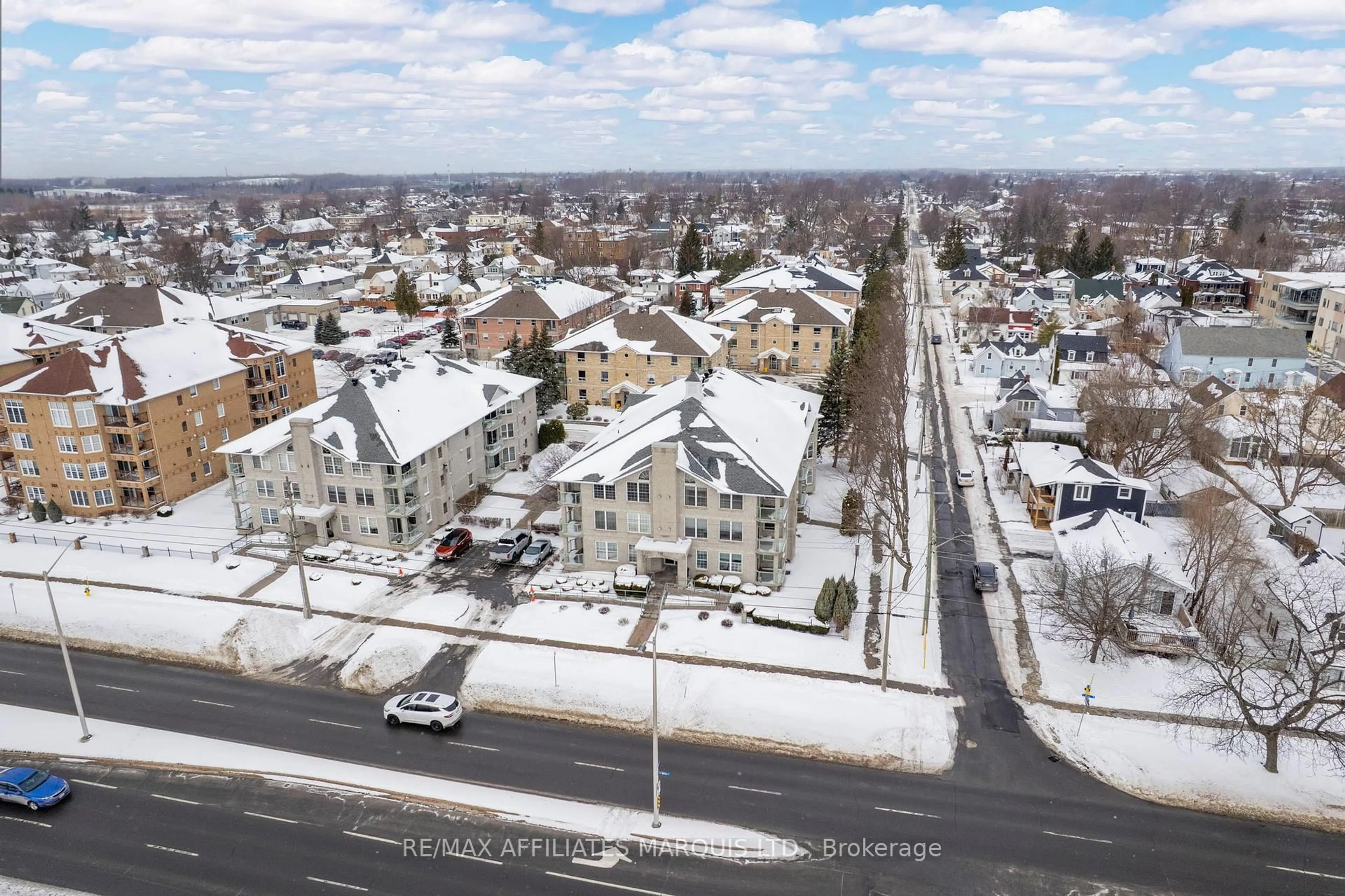 A pic from outside/outdoor area/front of a property/back of a property/a pic from drone, street for 301 Water St #304, Cornwall Ontario K6J 1A5