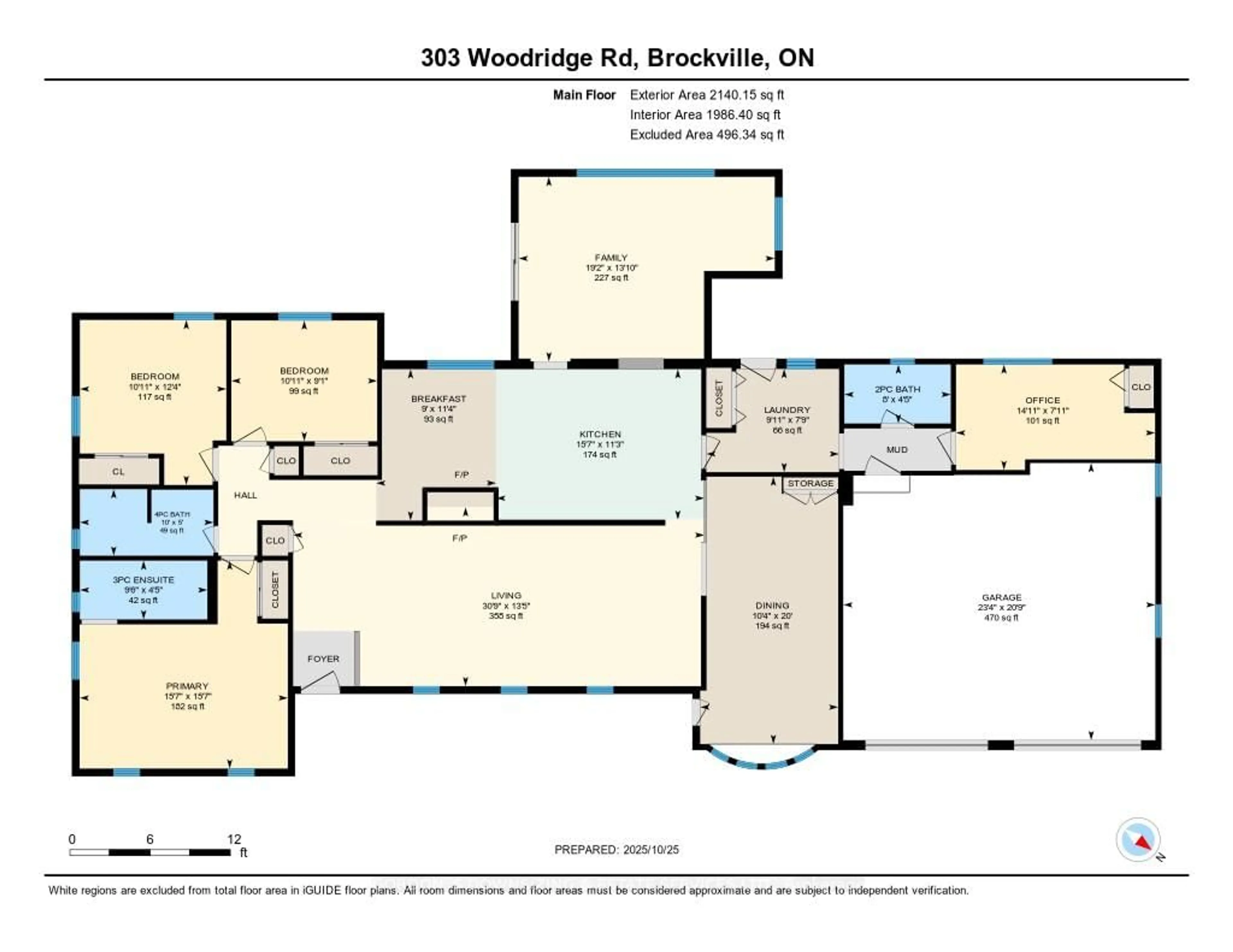 Floor plan for 303 Woodridge Rd, Elizabethtown-Kitley Ontario K6V 7C9